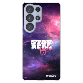 Picasee silikonový průhledný obal pro Samsung Galaxy S25 Ultra 5G - Stay Real