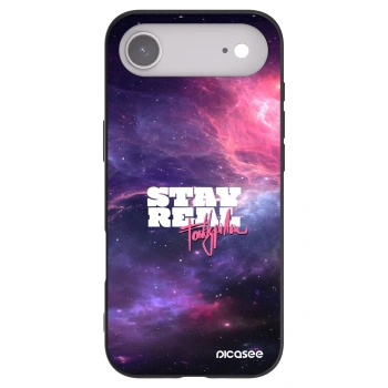 Picasee silikonový černý obal pro Apple iPhone Air - Stay Real