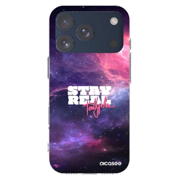 Picasee silikonový průhledný obal pro Apple iPhone 17 Pro - Stay Real