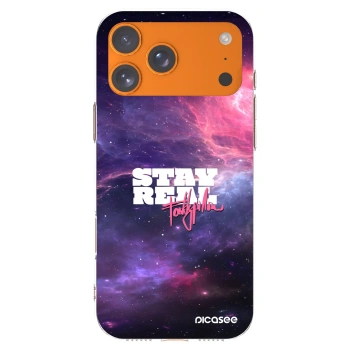 Picasee silikonový průhledný obal pro Apple iPhone 17 Pro Max - Stay Real