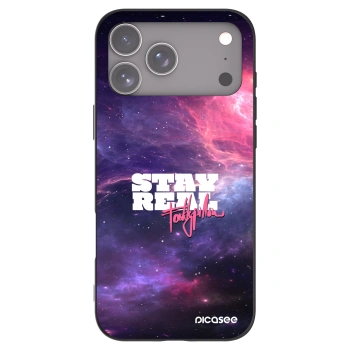 Picasee silikonový černý obal pro Apple iPhone 17 Pro Max - Stay Real