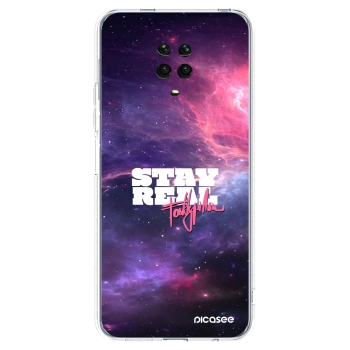 Picasee silikonový průhledný obal pro Xiaomi Redmi Note 9S - Stay Real