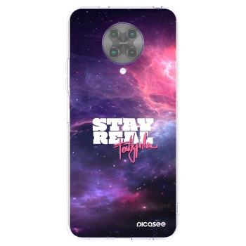 Picasee silikonový průhledný obal pro Xiaomi Poco F2 Pro - Stay Real