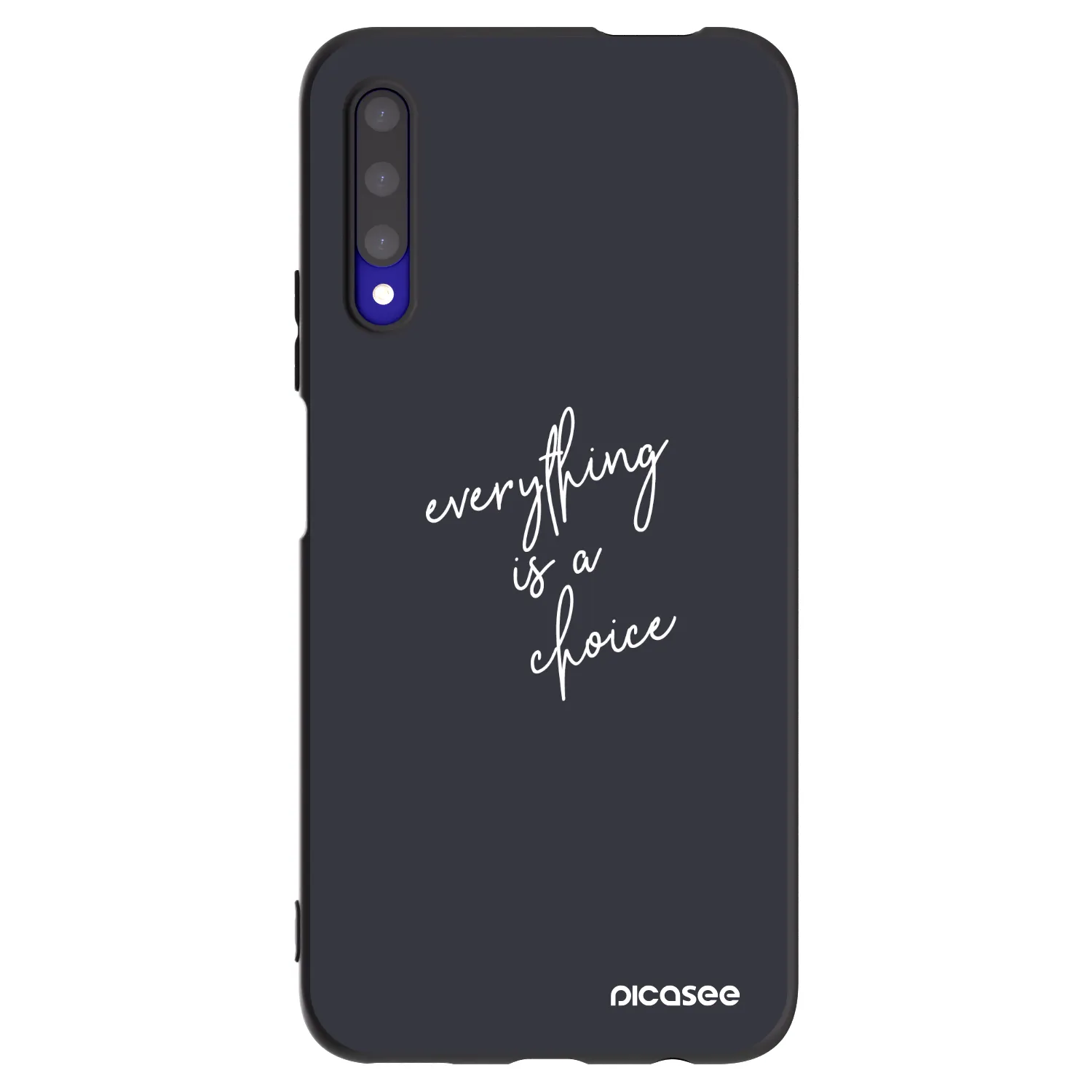 Picasee silikonový černý obal pro Honor 9X Pro - Vše je na tobě