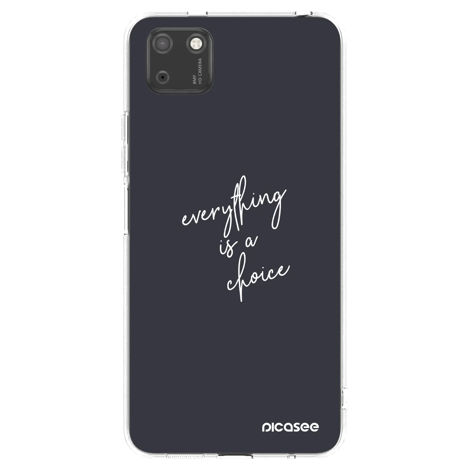 Picasee silikonový průhledný obal pro Huawei Y5P - Vše je na tobě