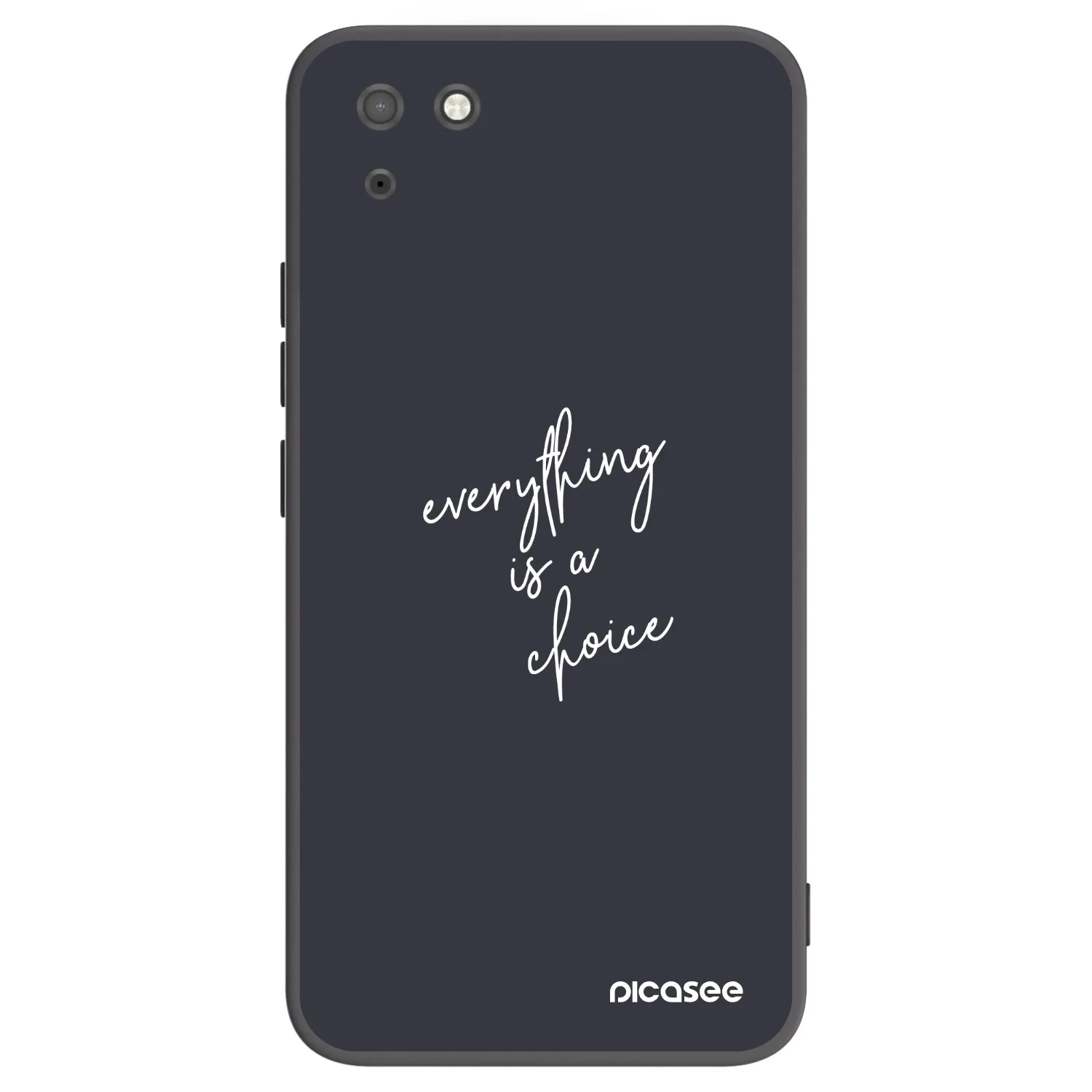 Picasee silikonový černý obal pro Huawei Y5P - Vše je na tobě