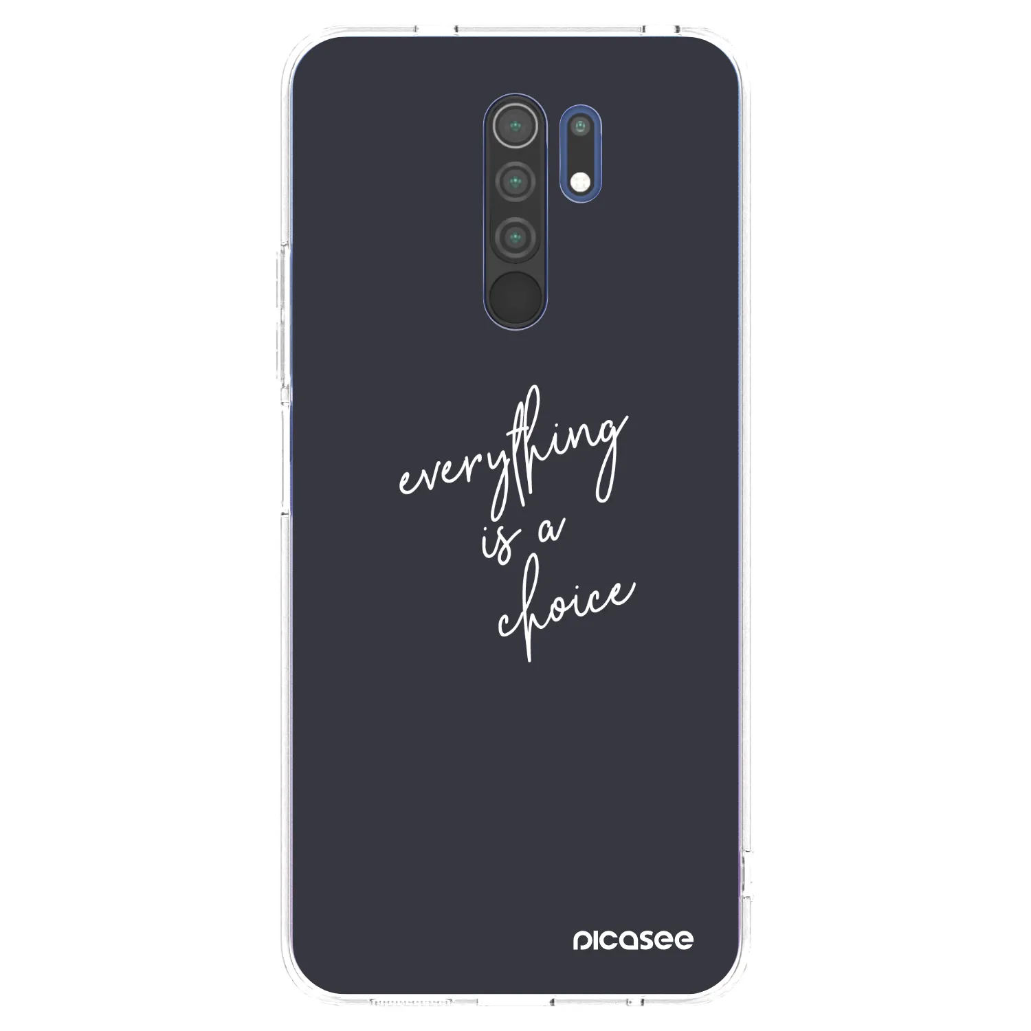 Picasee silikonový průhledný obal pro Xiaomi Redmi 9 - Vše je na tobě