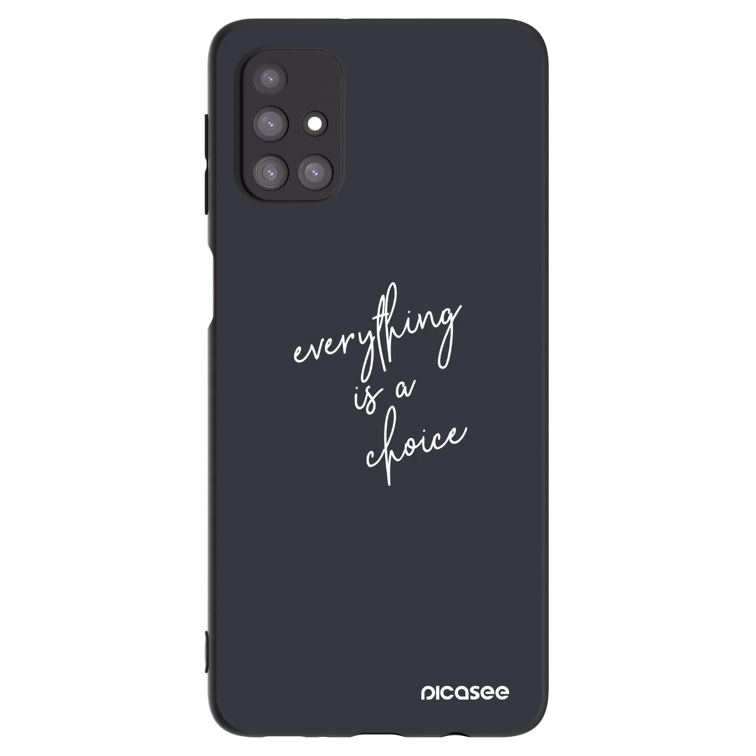 Picasee silikonový černý obal pro Samsung Galaxy M31s - Vše je na tobě