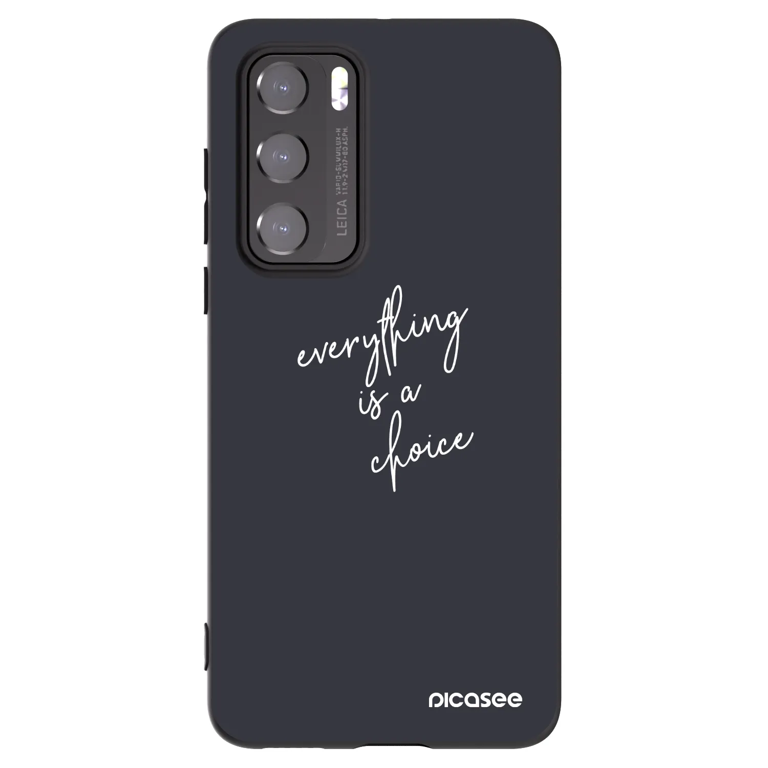 Picasee silikonový černý obal pro Huawei P40 - Vše je na tobě