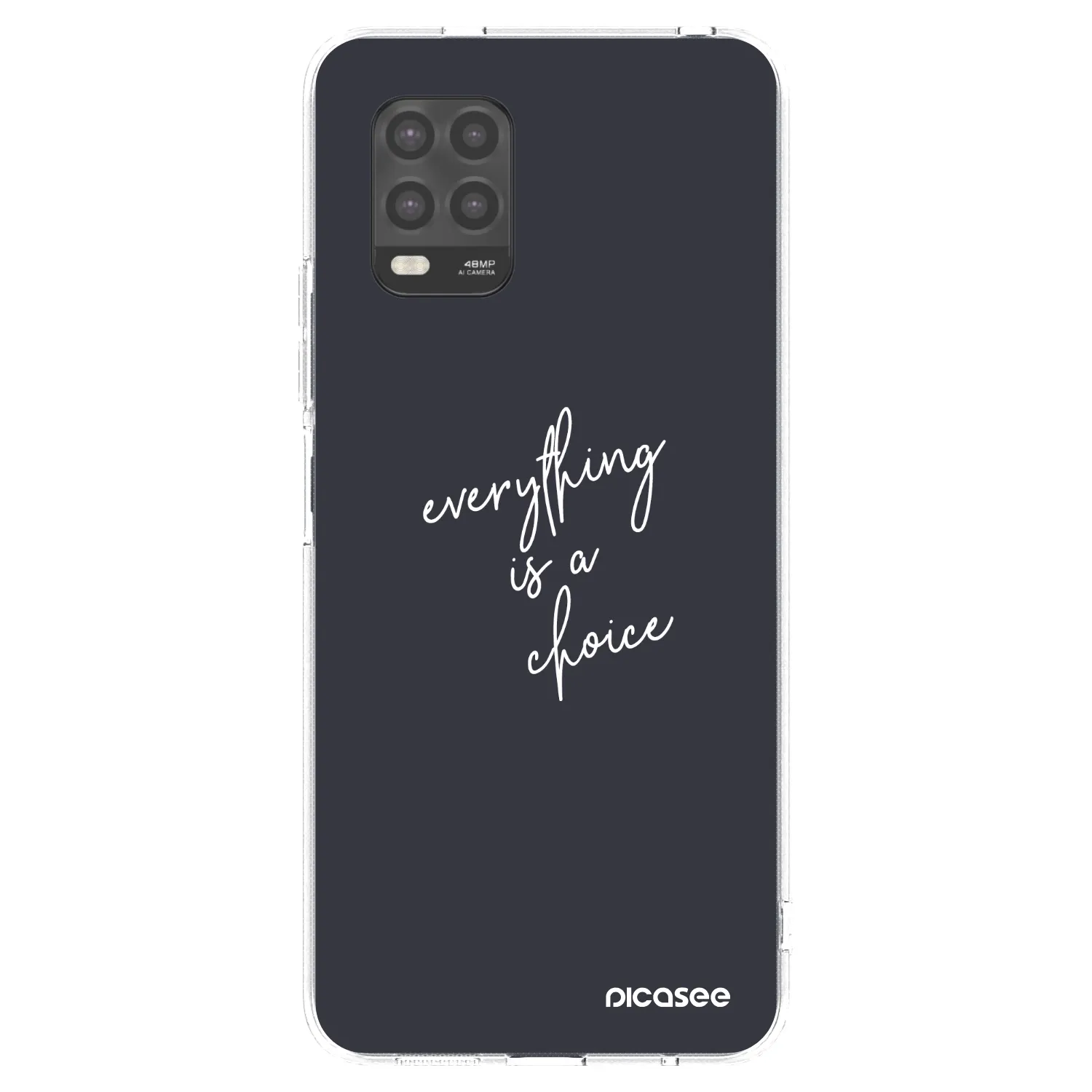 Picasee silikonový průhledný obal pro Xiaomi Mi 10 Lite - Vše je na tobě