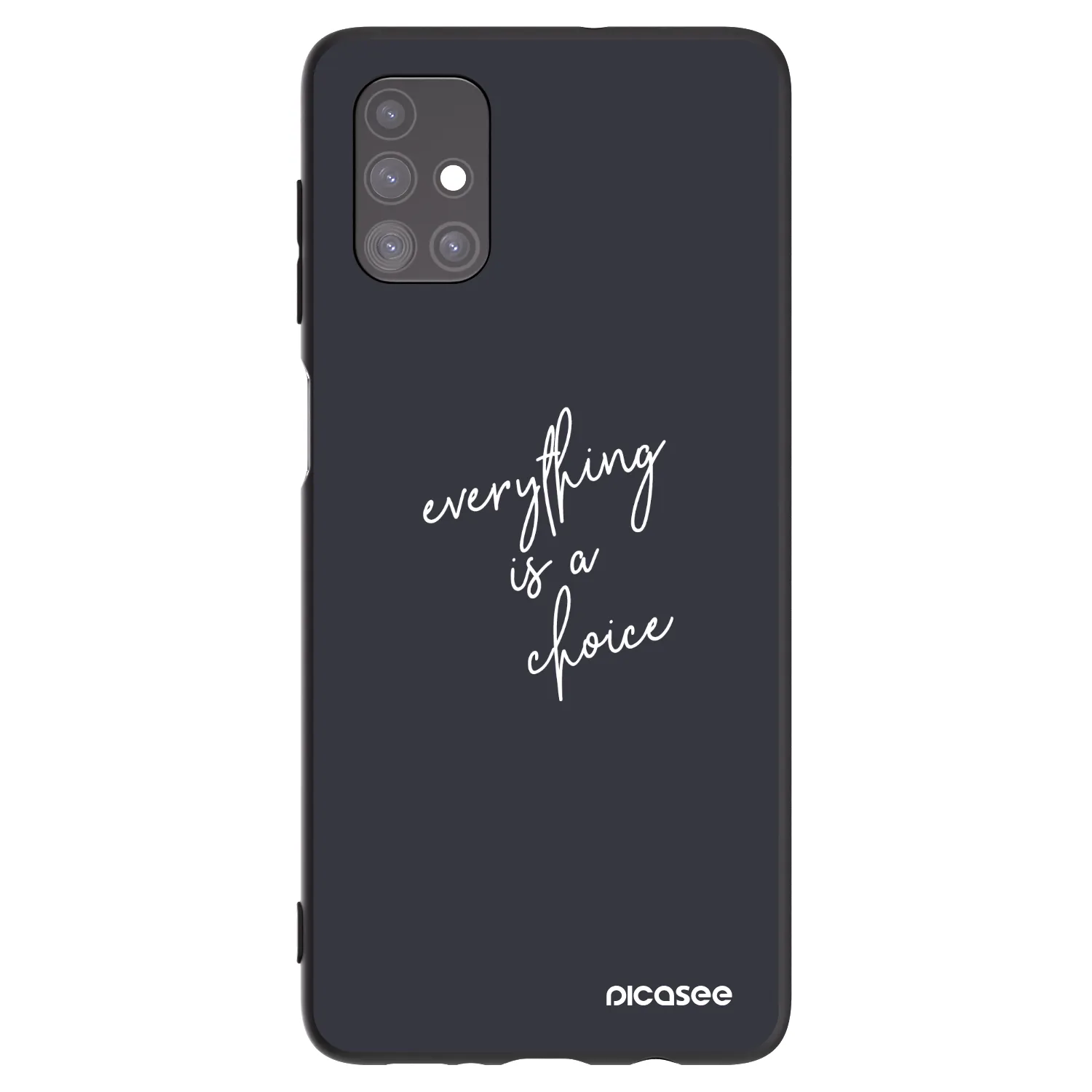 Picasee silikonový černý obal pro Samsung Galaxy M51 M515F - Vše je na tobě