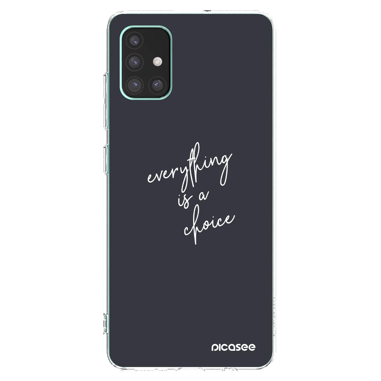 Picasee silikonový průhledný obal pro Samsung Galaxy M51 M515F - Vše je na tobě