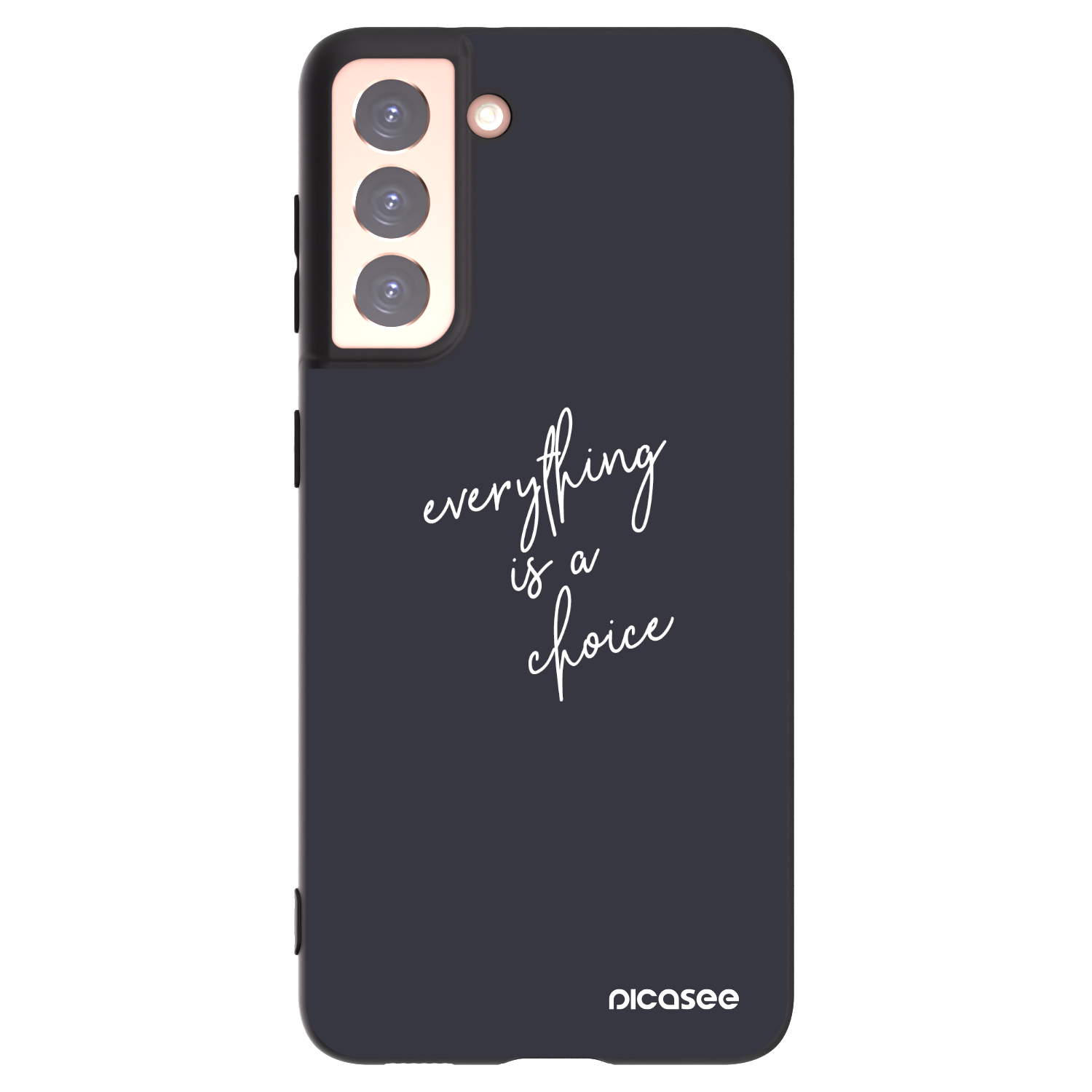 Picasee silikonový černý obal pro Samsung Galaxy S21 5G G991B - Vše je na tobě