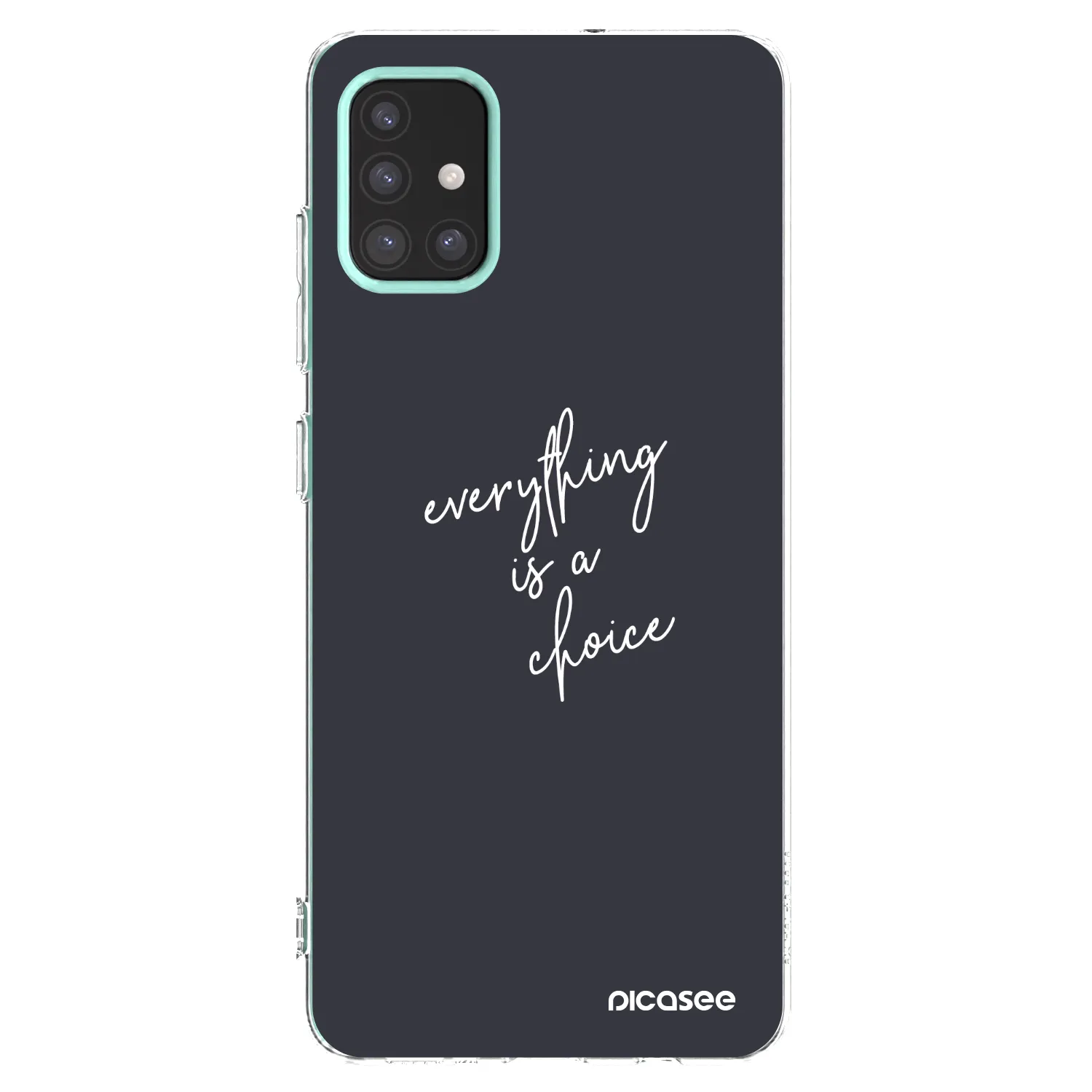 Picasee silikonový průhledný obal pro Samsung Galaxy M31s - Vše je na tobě