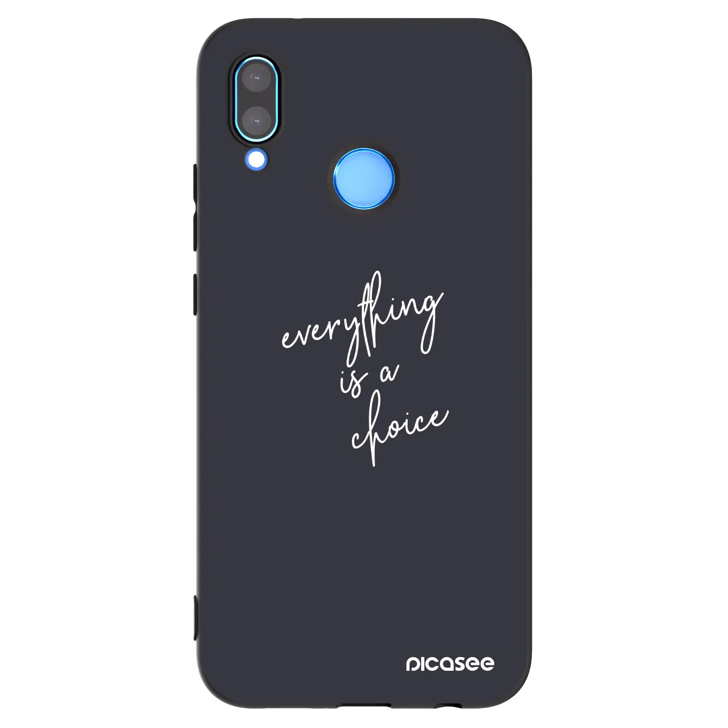 Picasee silikonový černý obal pro Huawei P20 Lite - Vše je na tobě