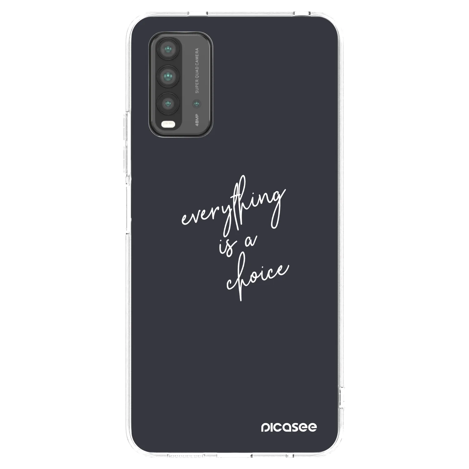 Picasee silikonový černý obal pro Xiaomi Redmi 9T - Vše je na tobě