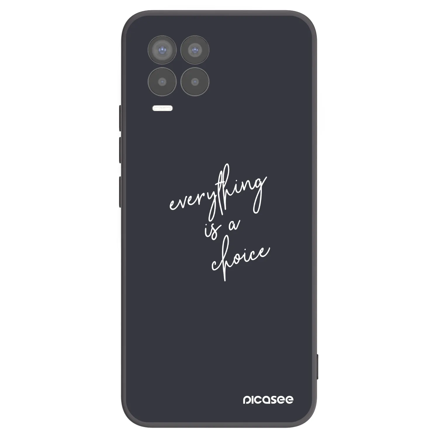Picasee silikonový černý obal pro Realme 8 Pro - Vše je na tobě