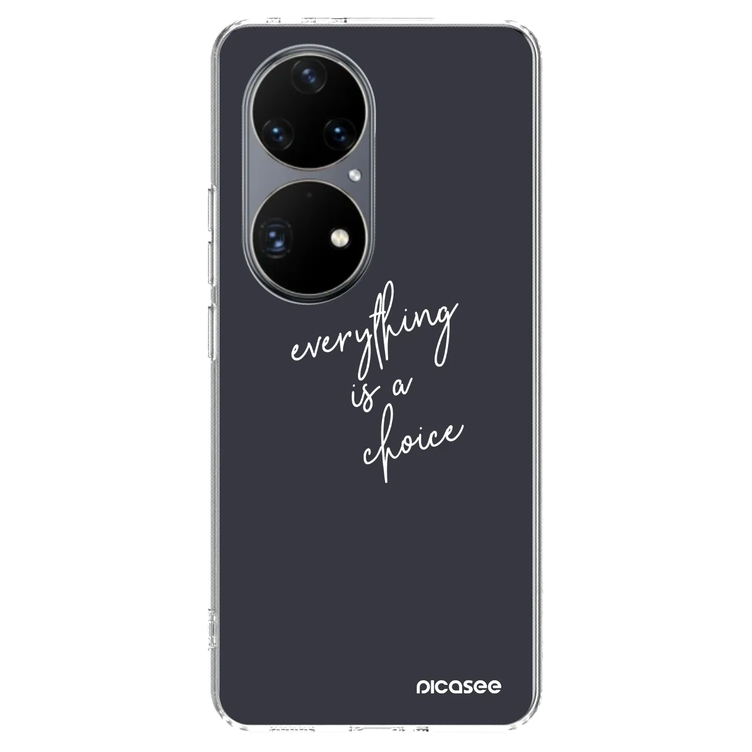 Picasee silikonový průhledný obal pro Huawei P50 - Vše je na tobě