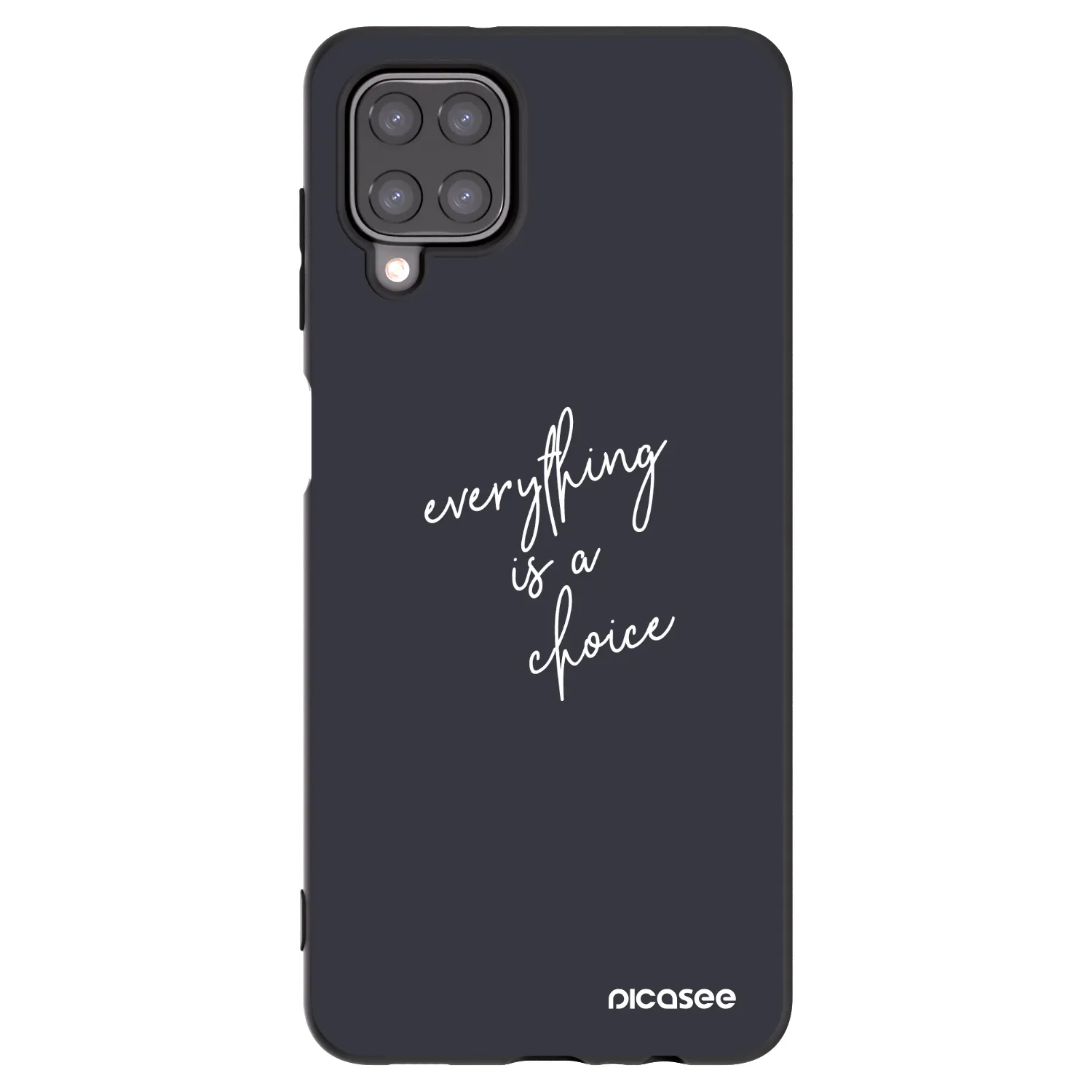 Picasee silikonový černý obal pro Samsung Galaxy M12 M127F - Vše je na tobě