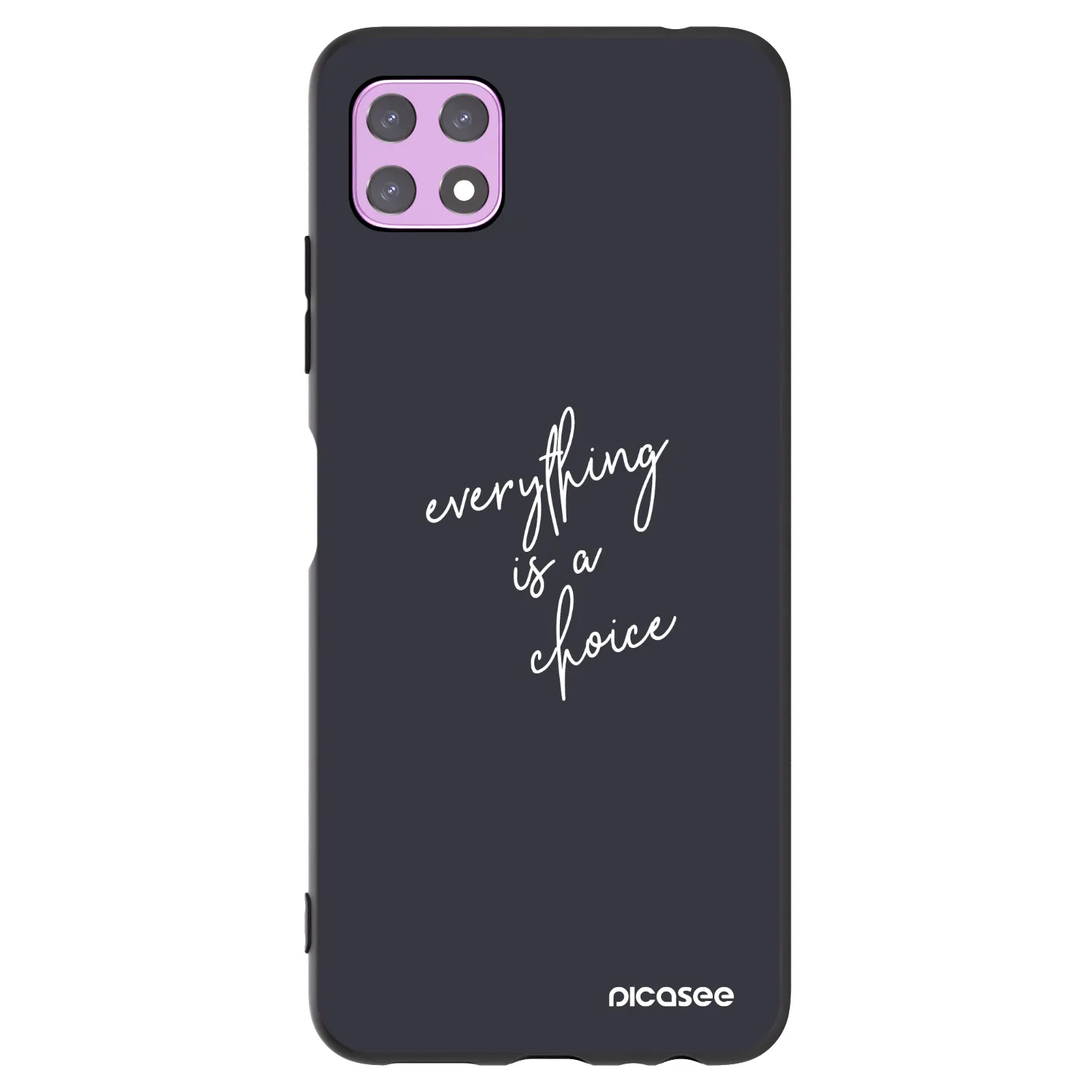 Picasee silikonový černý obal pro Samsung Galaxy A22 A226B 5G - Vše je na tobě