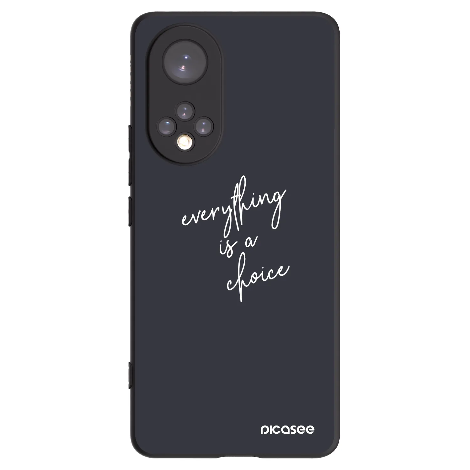 Picasee silikonový černý obal pro Honor 50 5G - Vše je na tobě