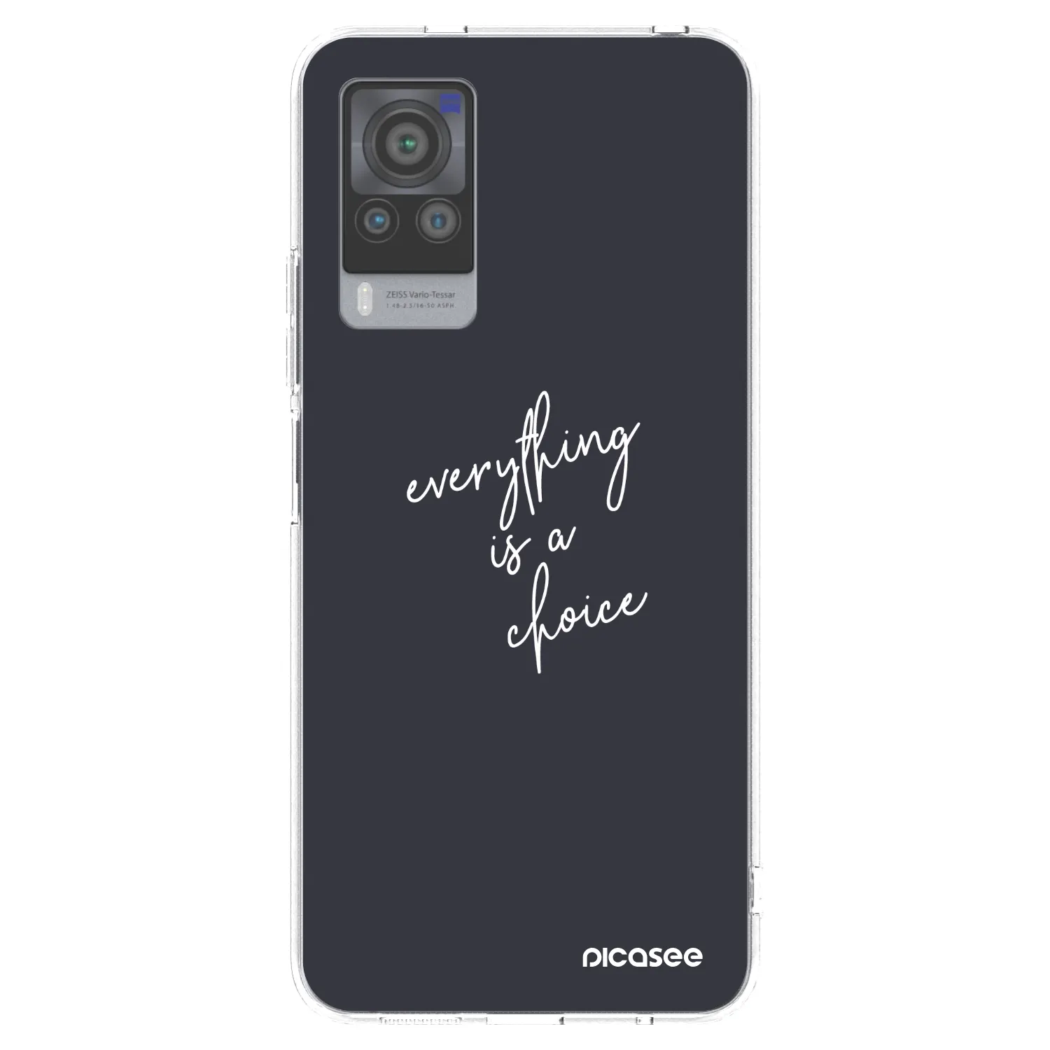 Picasee silikonový průhledný obal pro Vivo X60 Pro 5G - Vše je na tobě