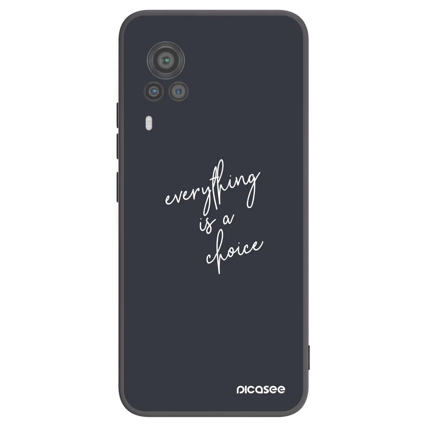 Picasee silikonový černý obal pro Vivo X60 Pro 5G - Vše je na tobě