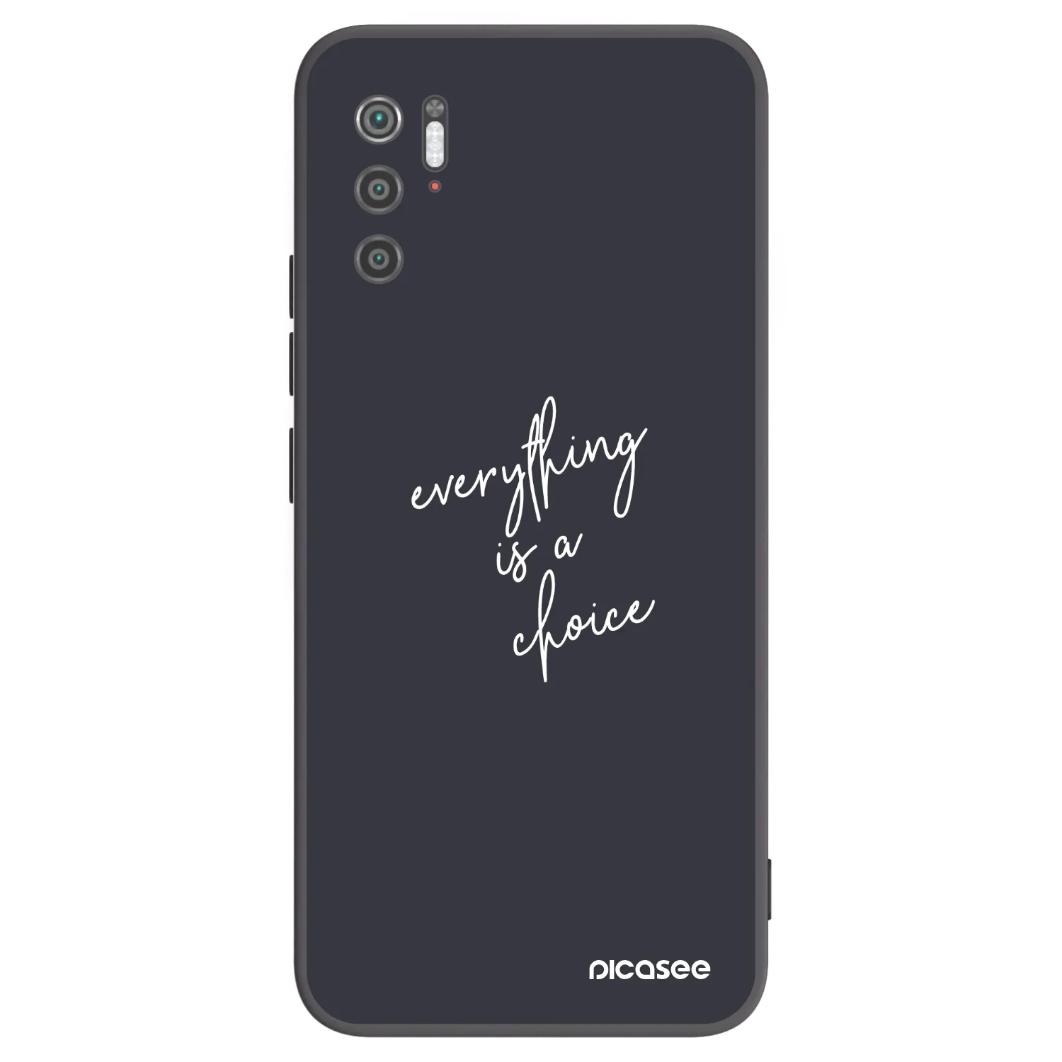 Picasee silikonový černý obal pro Xiaomi Poco M3 Pro 5G - Vše je na tobě