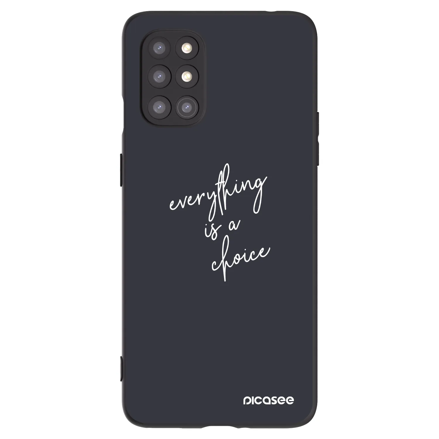 Picasee silikonový černý obal pro OnePlus 8T - Vše je na tobě