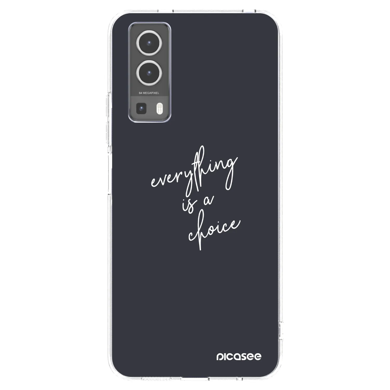 Picasee silikonový průhledný obal pro Vivo Y72 5G - Vše je na tobě