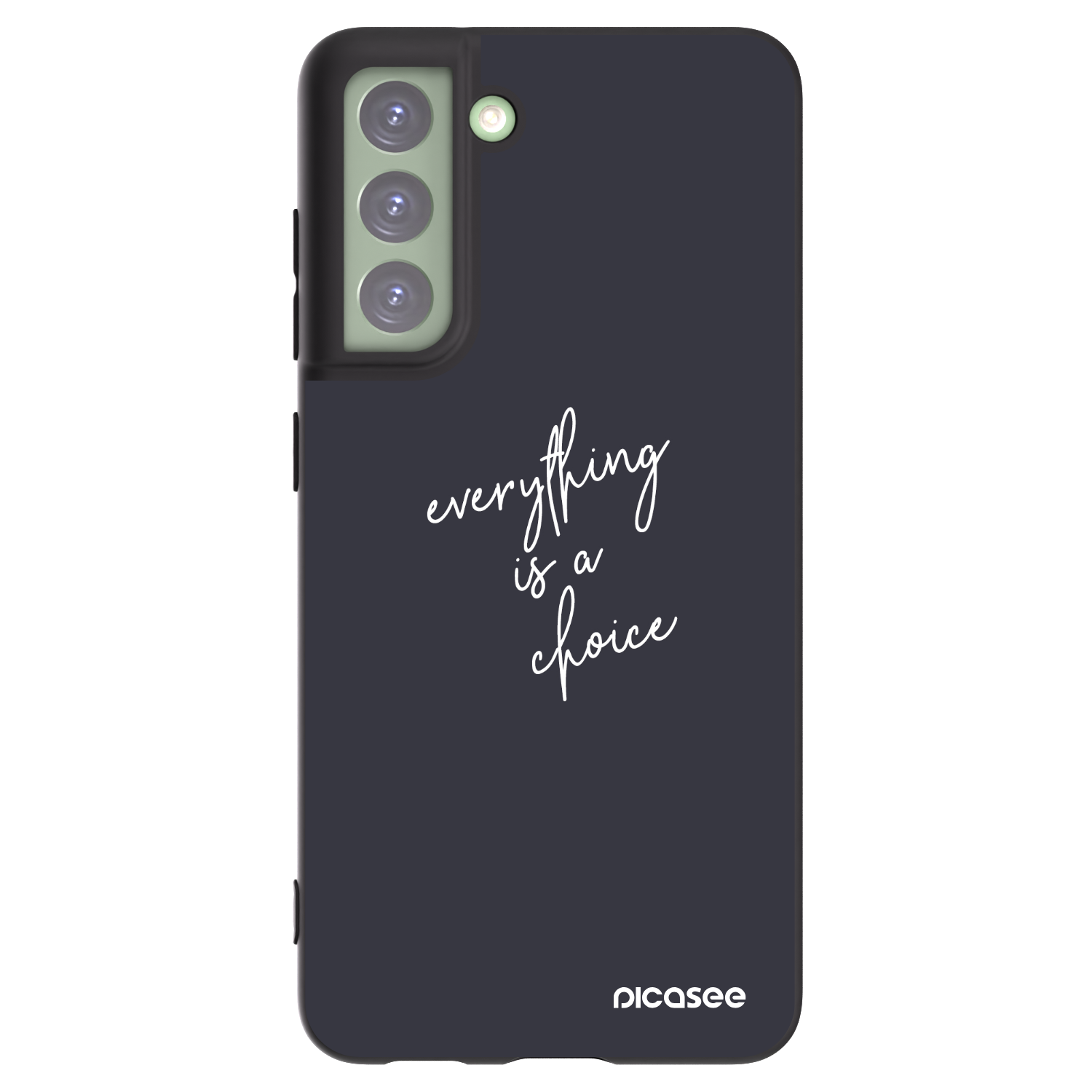 Picasee silikonový černý obal pro Samsung Galaxy S21 FE 5G - Vše je na tobě