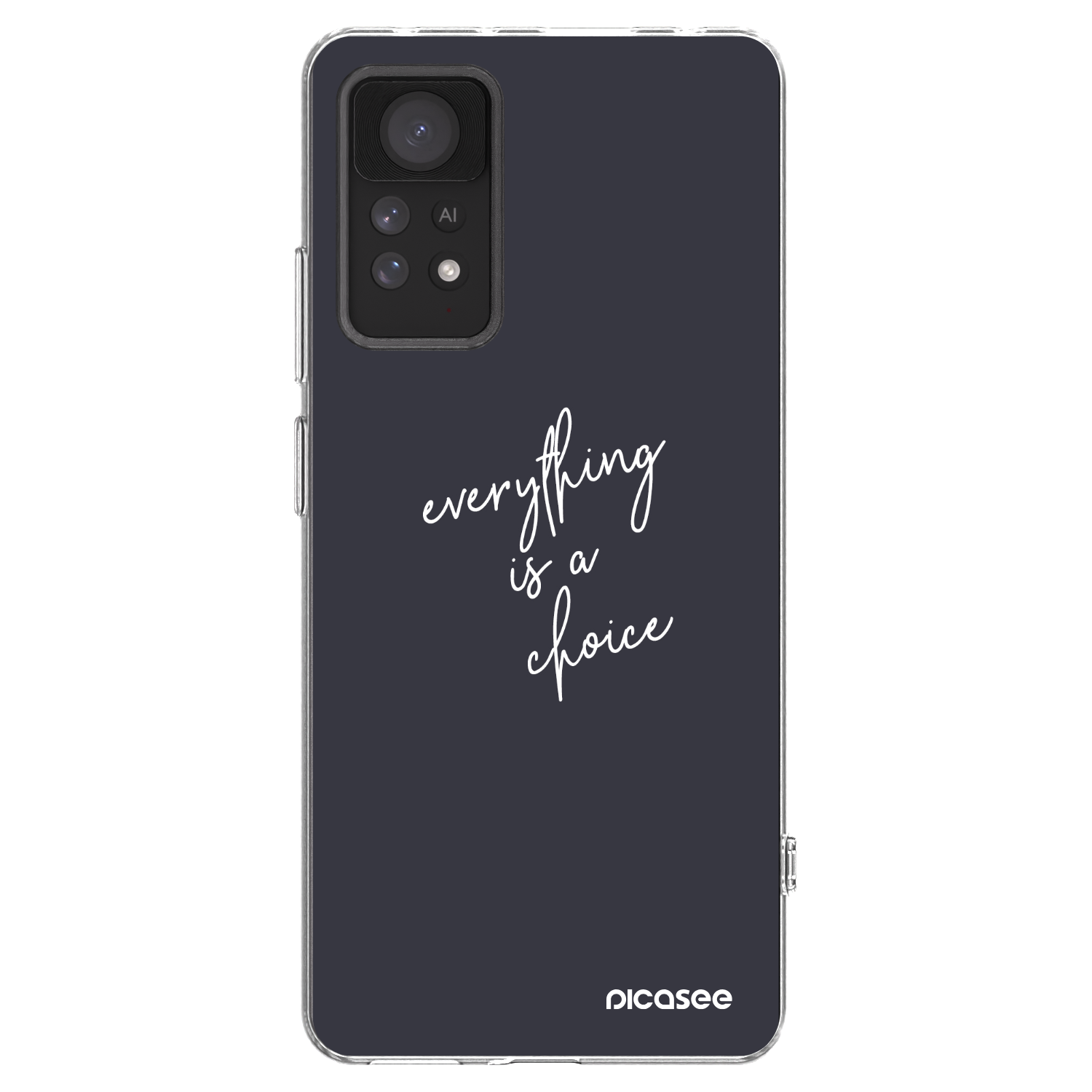 Picasee silikonový průhledný obal pro Xiaomi Redmi Note 11 Pro - Vše je na tobě