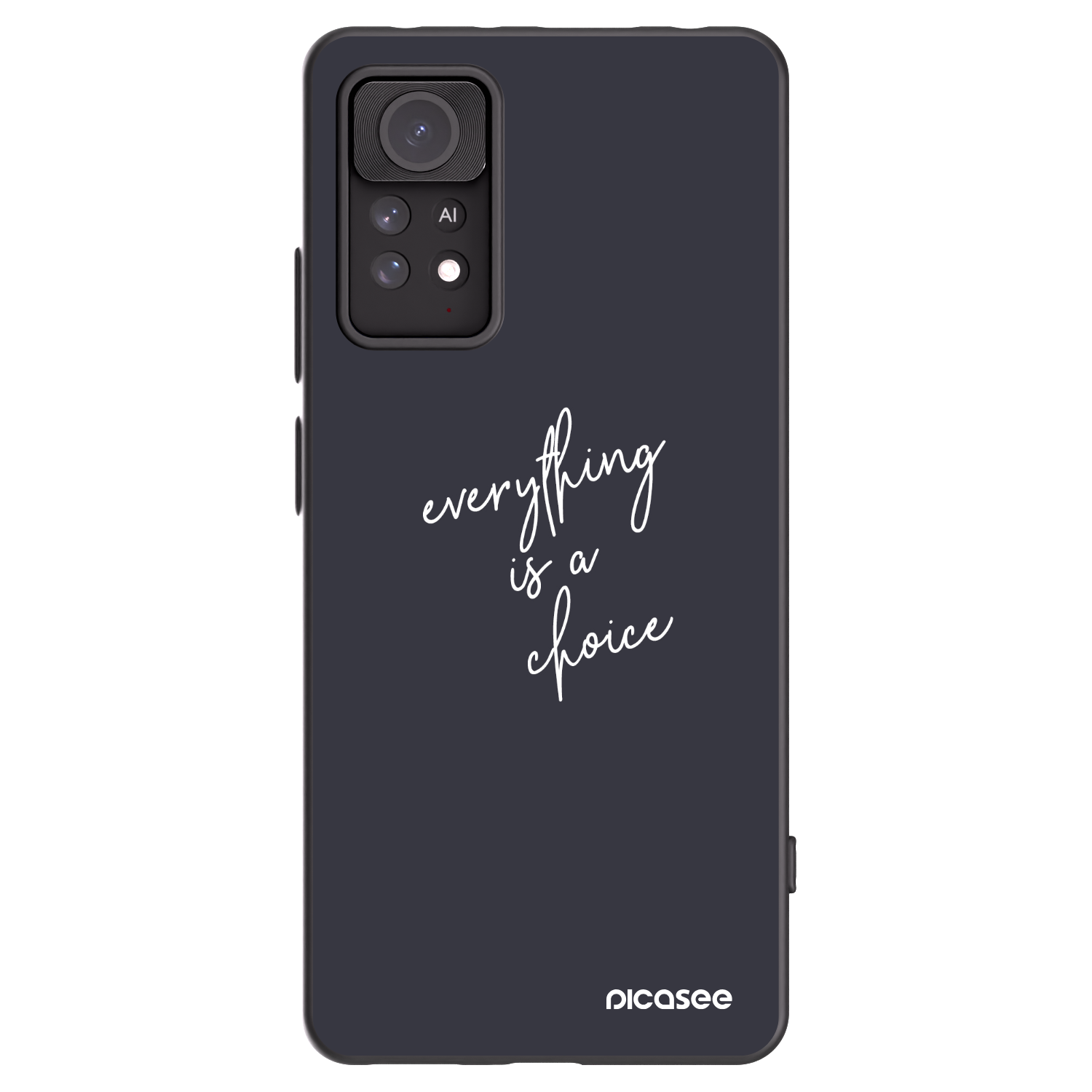 Picasee silikonový černý obal pro Xiaomi Redmi Note 11 Pro 5G - Vše je na tobě