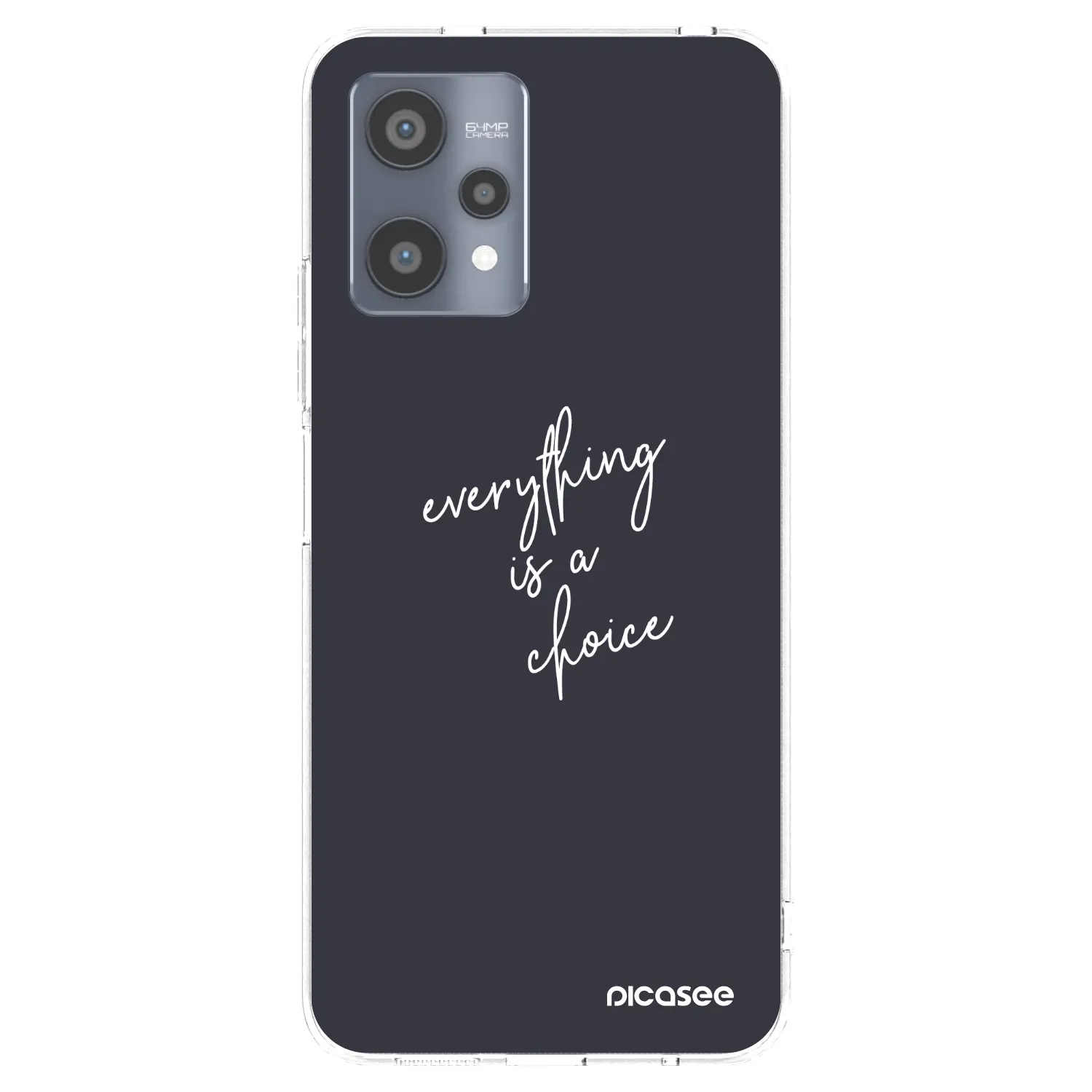 Picasee silikonový průhledný obal pro Realme 9 Pro 5G - Vše je na tobě
