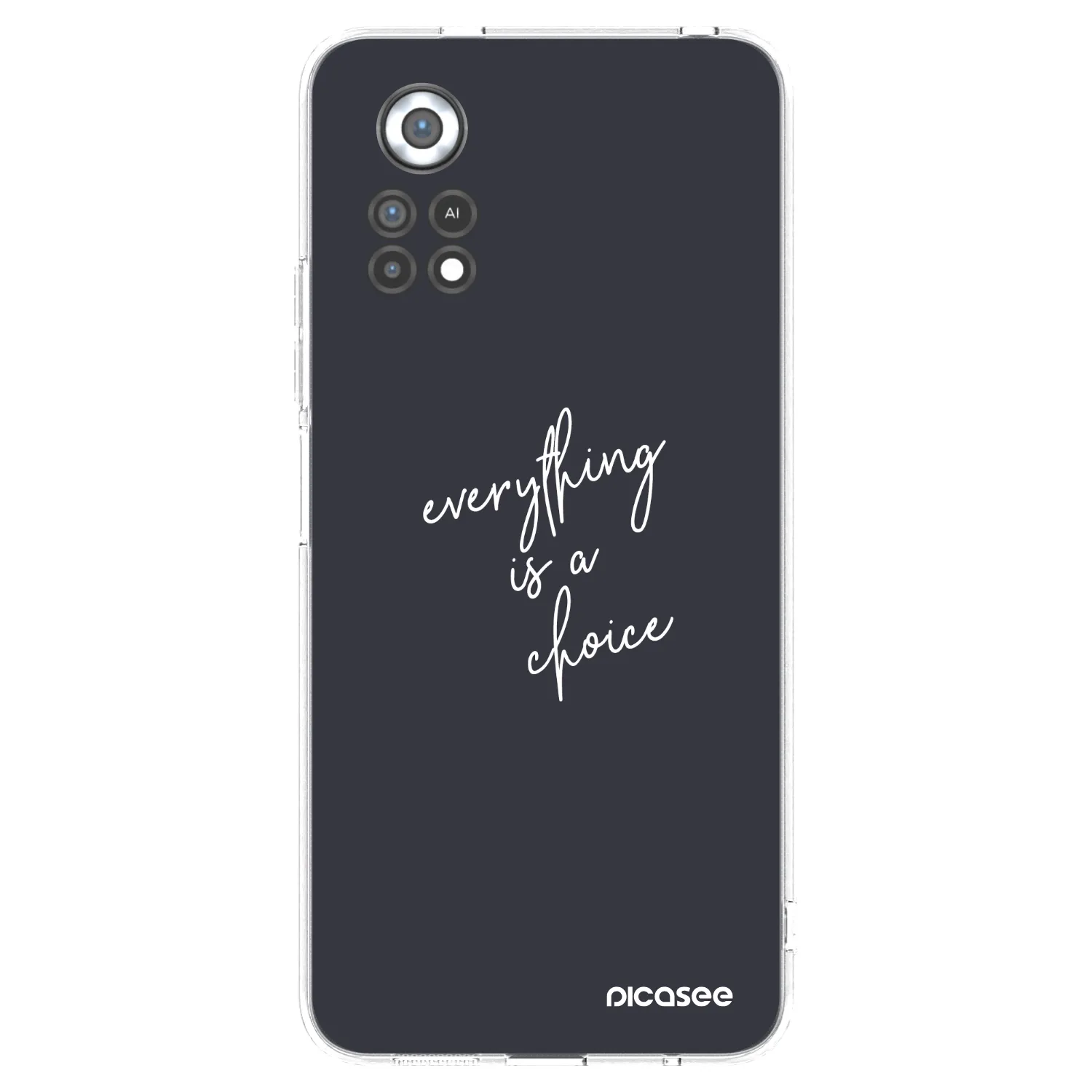 Picasee silikonový průhledný obal pro Xiaomi Poco X4 Pro 5G - Vše je na tobě