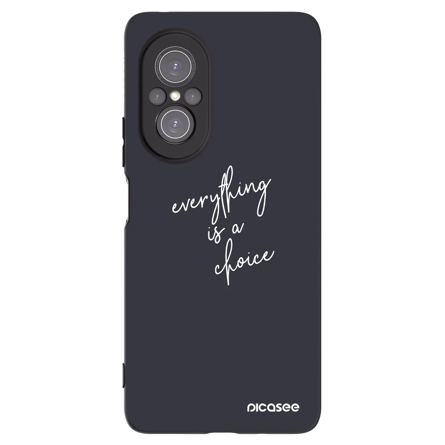Picasee silikonový černý obal pro Huawei Nova 9 SE - Vše je na tobě