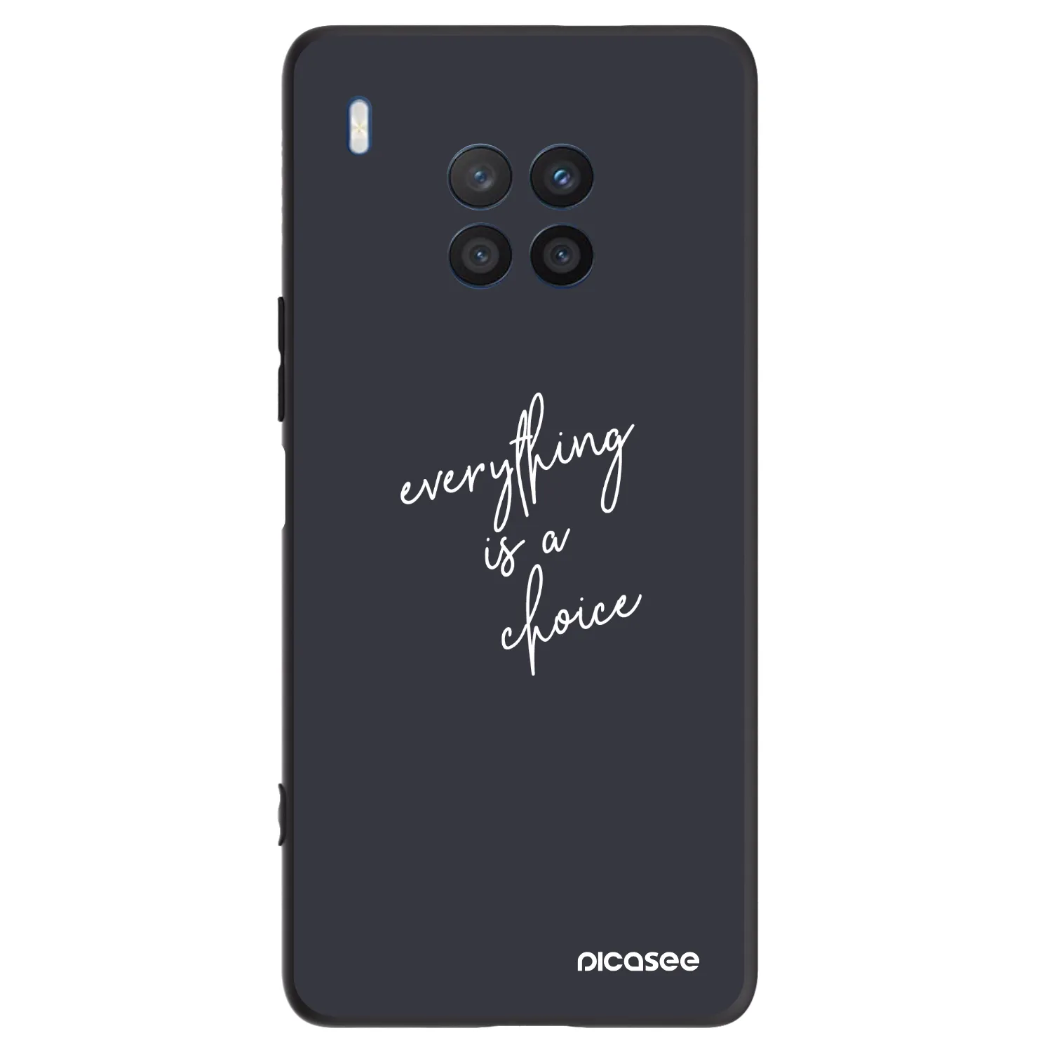 Picasee silikonový černý obal pro Honor 50 Lite - Vše je na tobě