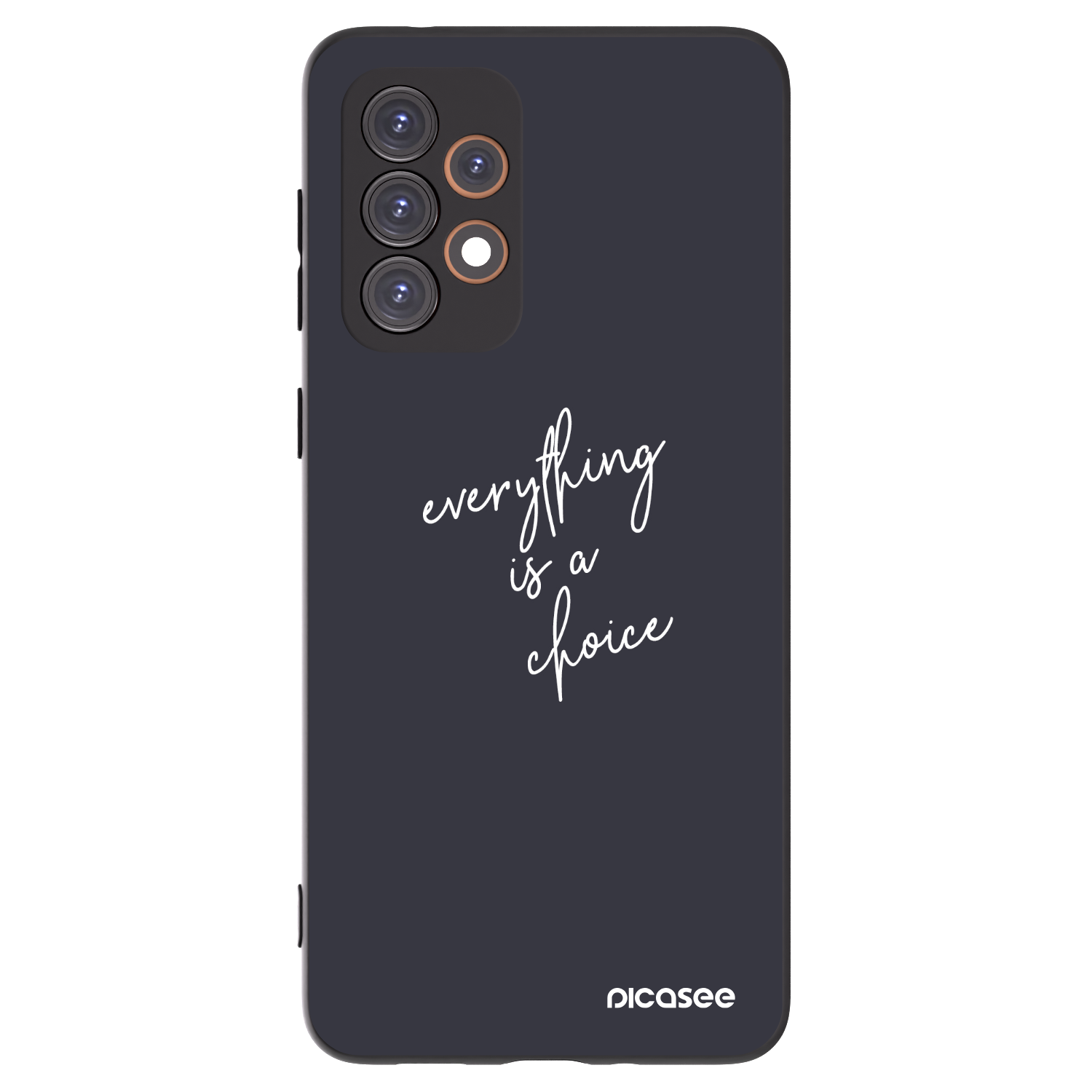 Picasee silikonový černý obal pro Samsung Galaxy A33 5G A336 - Vše je na tobě