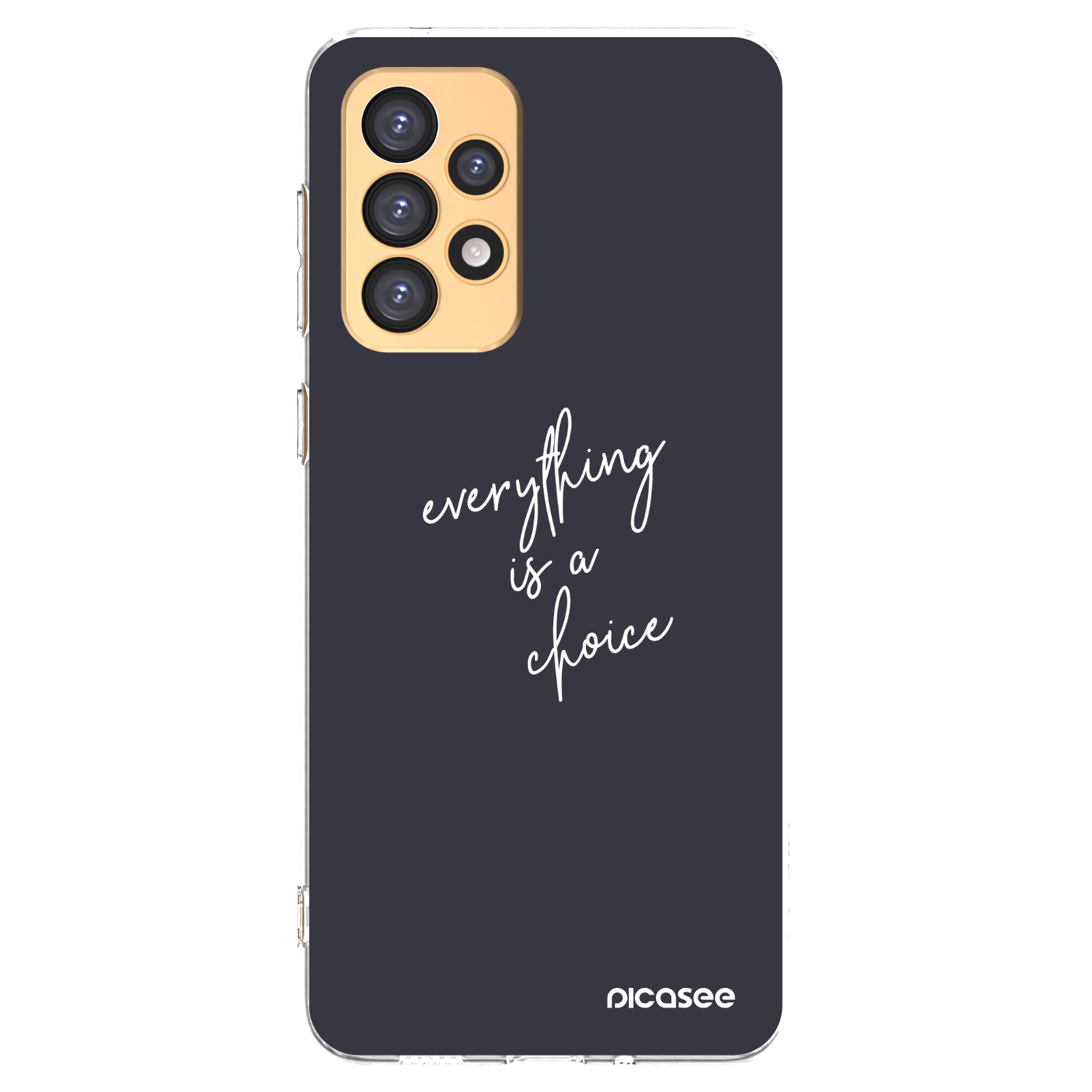 Picasee silikonový průhledný obal pro Samsung Galaxy A33 5G A336 - Vše je na tobě