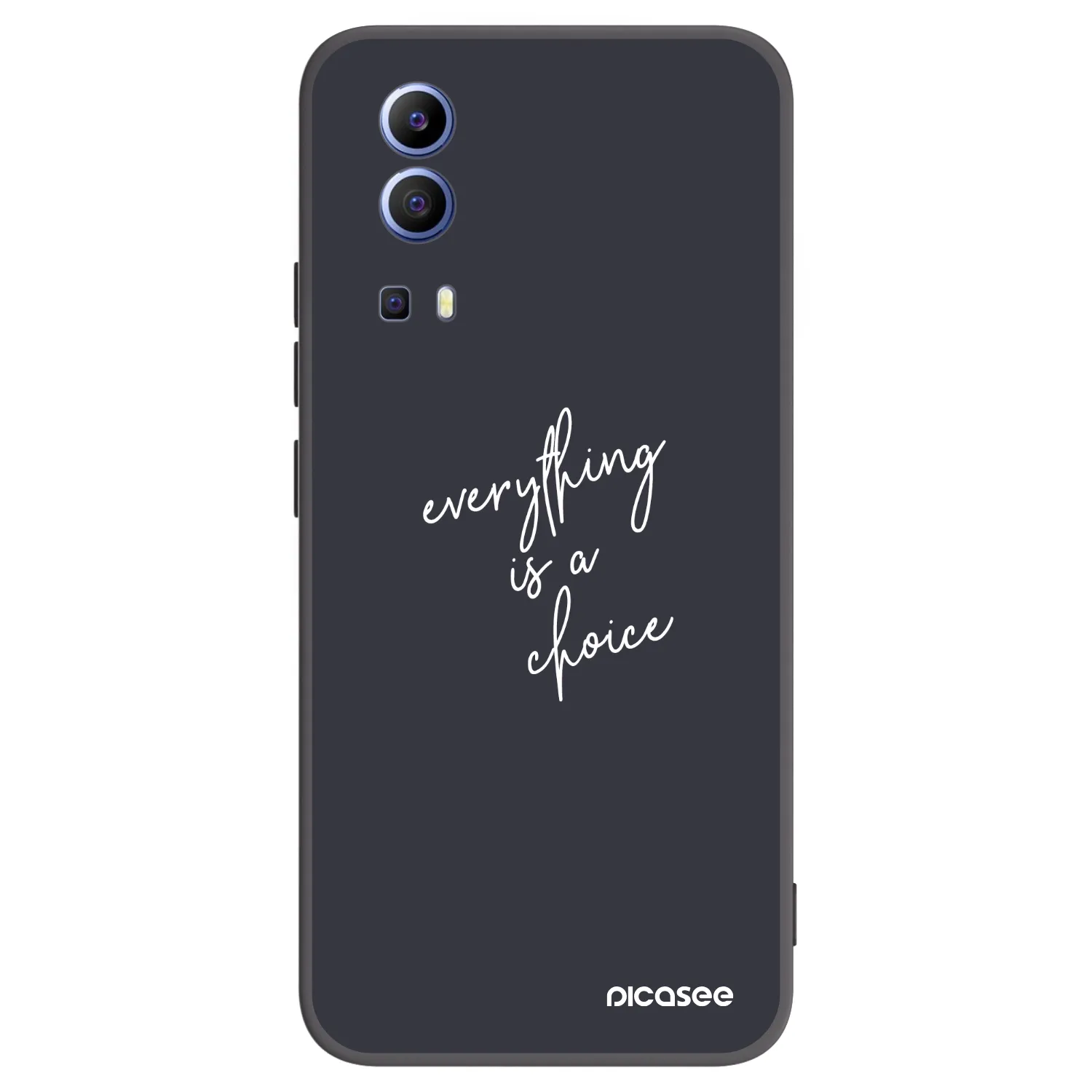 Picasee silikonový černý obal pro Vivo Y52 5G - Vše je na tobě