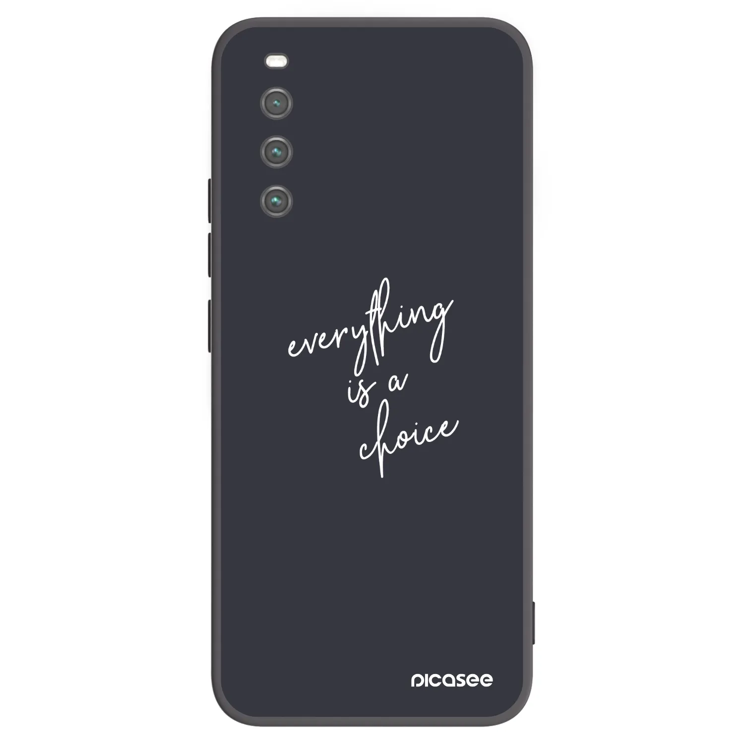 Picasee silikonový černý obal pro Sony Xperia 10 IV 5G - Vše je na tobě