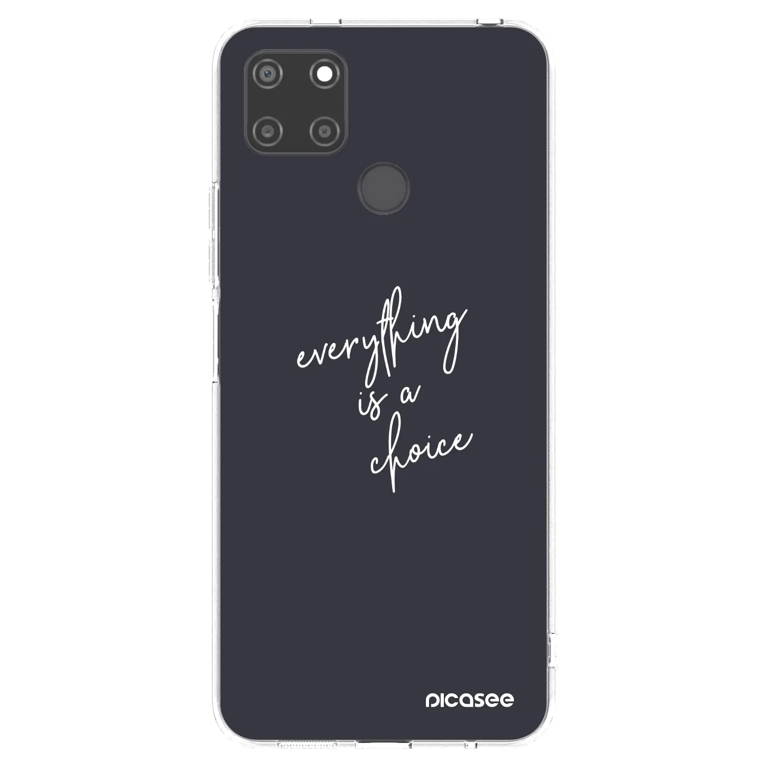 Picasee silikonový průhledný obal pro Realme C21Y - Vše je na tobě