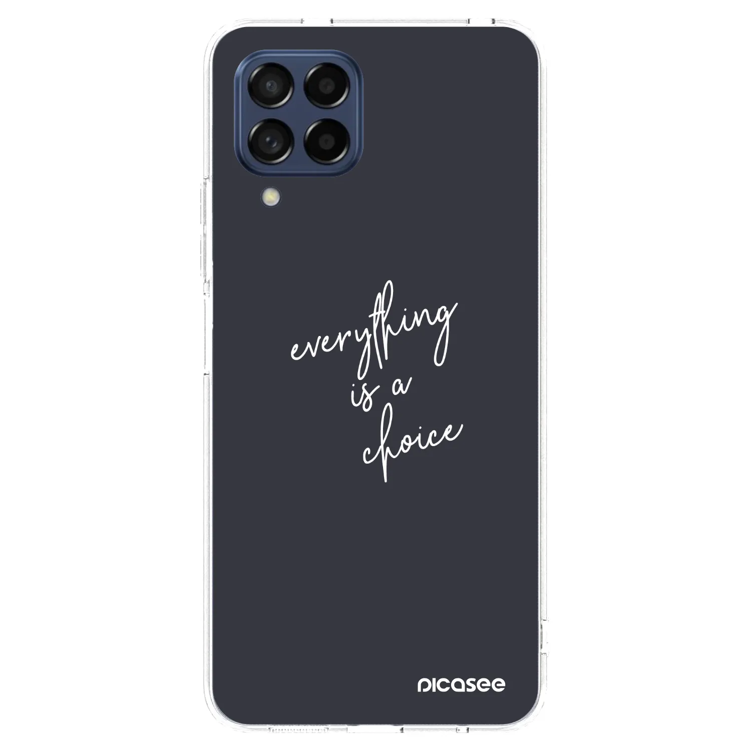 Picasee silikonový průhledný obal pro Samsung Galaxy M53 5G - Vše je na tobě