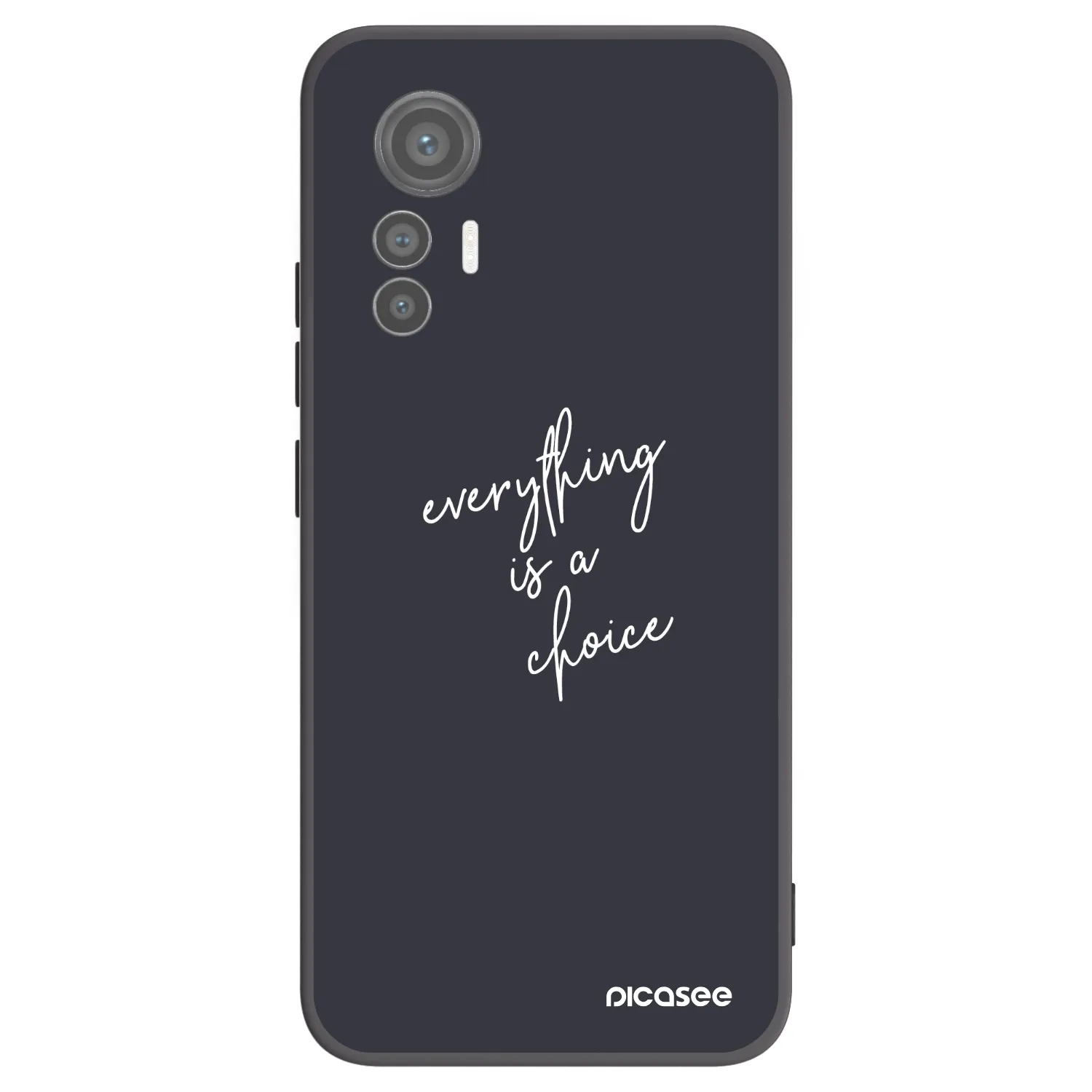 Picasee silikonový černý obal pro Xiaomi 12 Lite - Vše je na tobě
