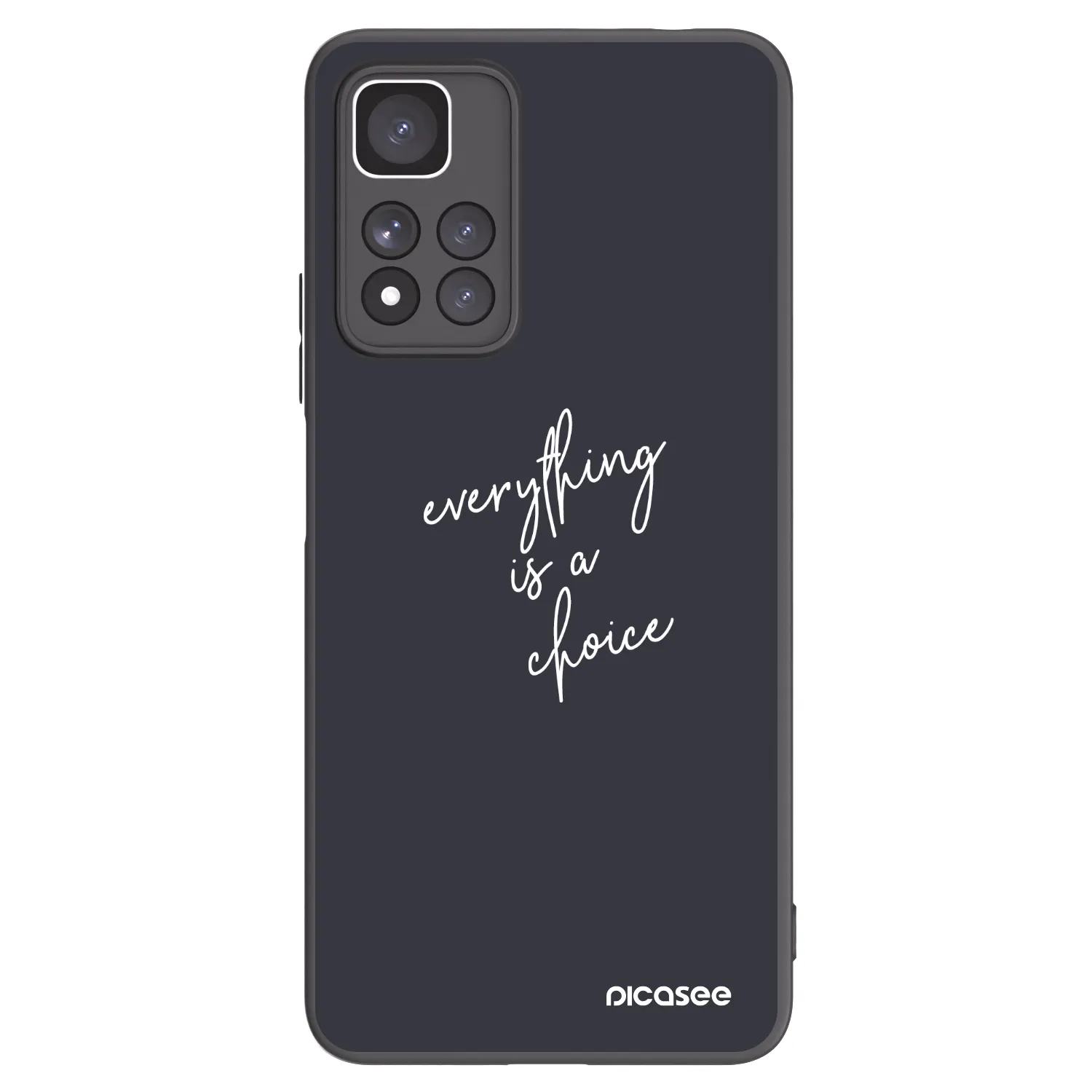 Picasee silikonový černý obal pro Xiaomi Redmi Note 11 Pro+ 5G - Vše je na tobě