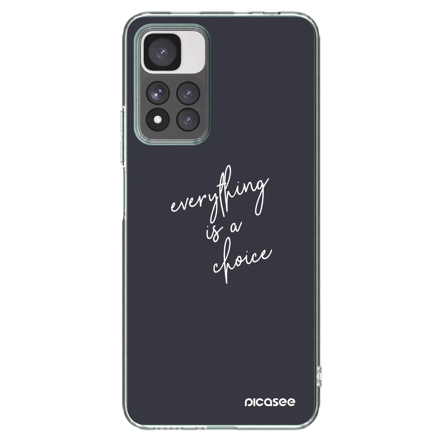 Picasee silikonový průhledný obal pro Xiaomi Redmi Note 11 Pro+ 5G - Vše je na tobě
