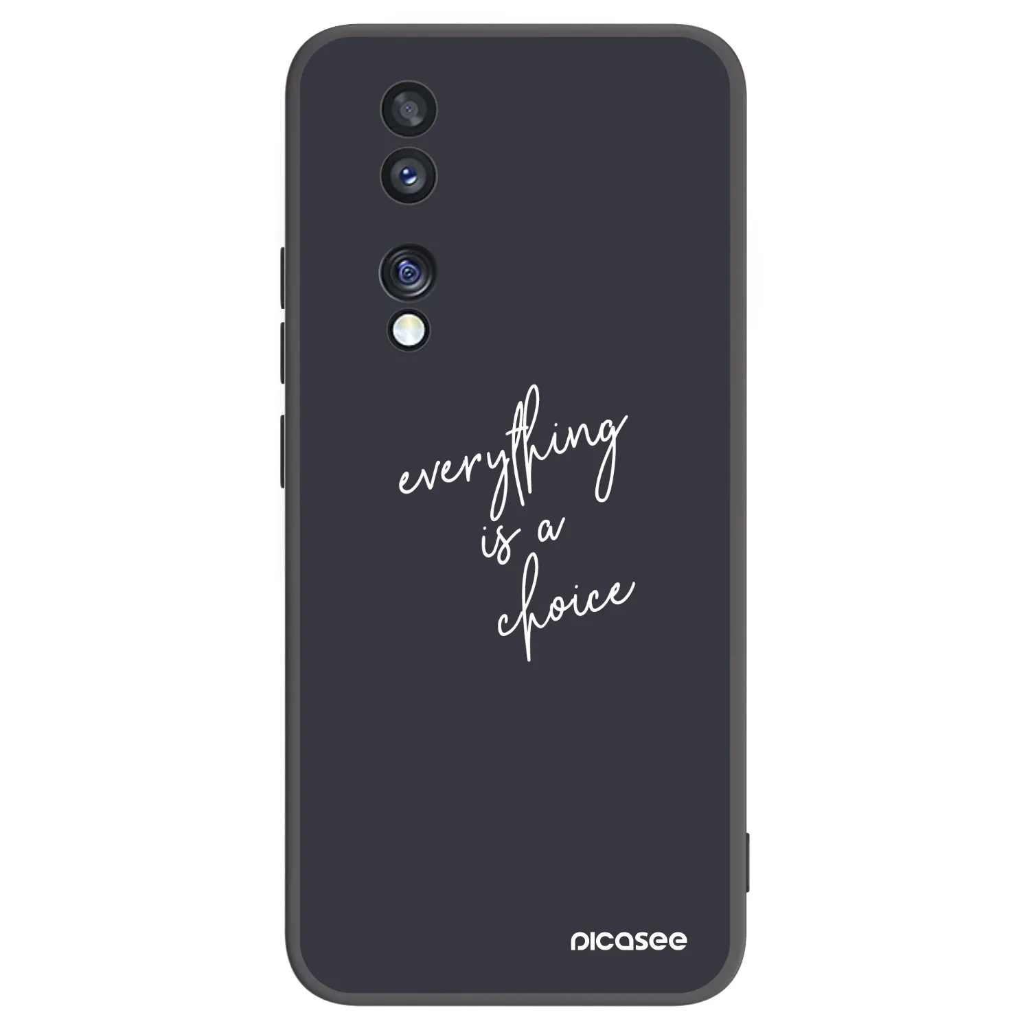 Picasee silikonový černý obal pro Honor 70 - Vše je na tobě