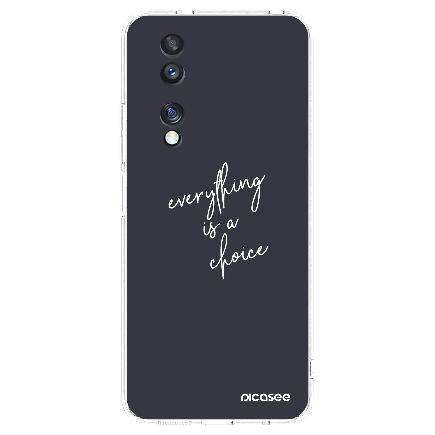 Picasee silikonový průhledný obal pro Honor 70 - Vše je na tobě