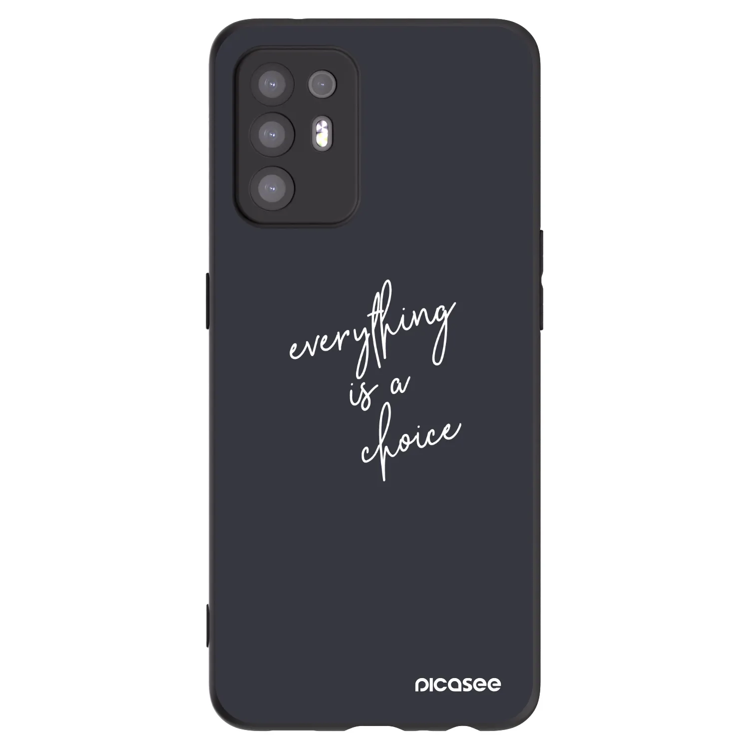 Picasee silikonový černý obal pro OPPO A94 5G - Vše je na tobě