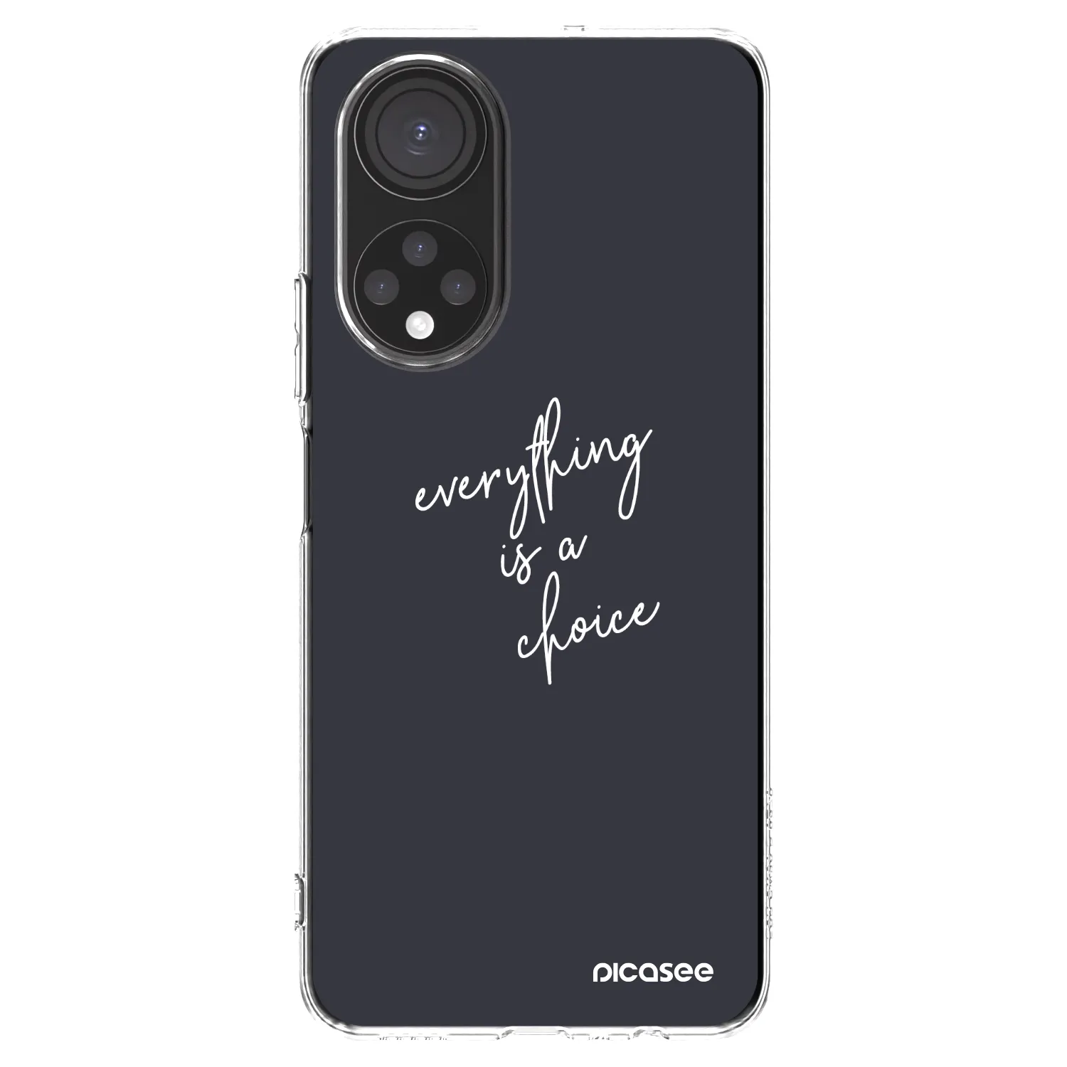 Picasee silikonový průhledný obal pro Honor X7 - Vše je na tobě